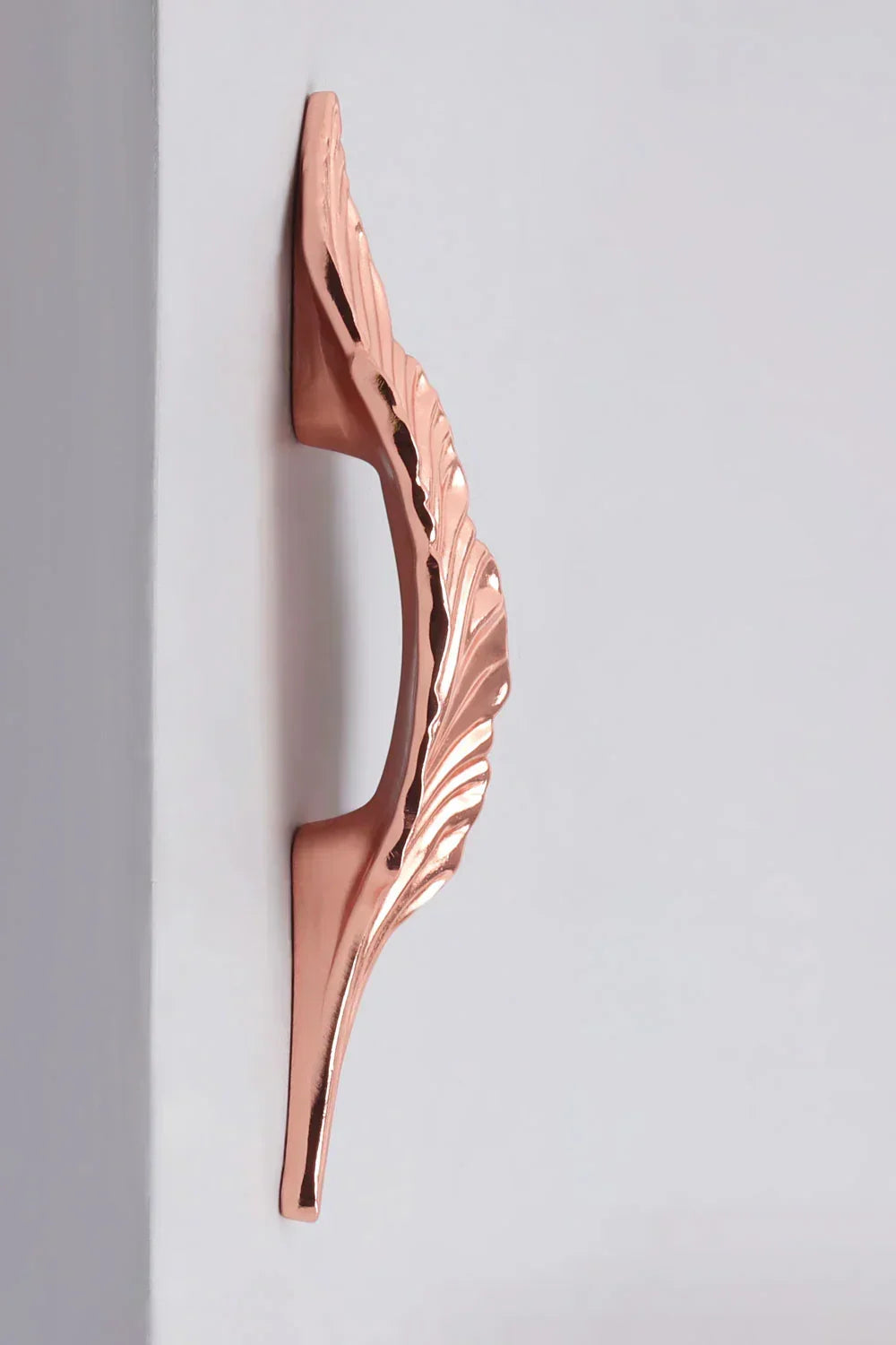 Large Naturalé No.02 Rose Gold Leaf Cabinet Pull — alternate view, G Decor