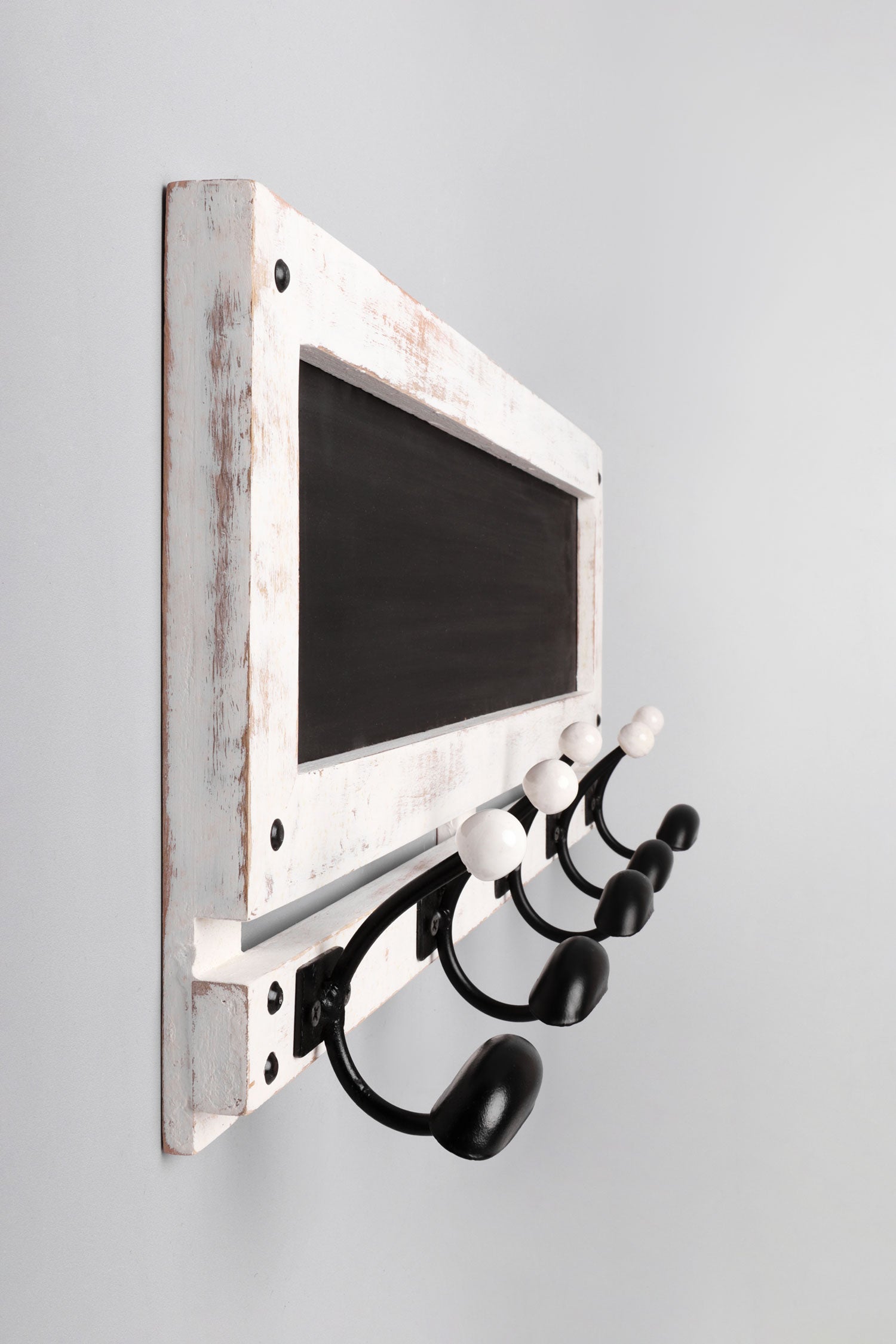 Cast iron double hooks detail