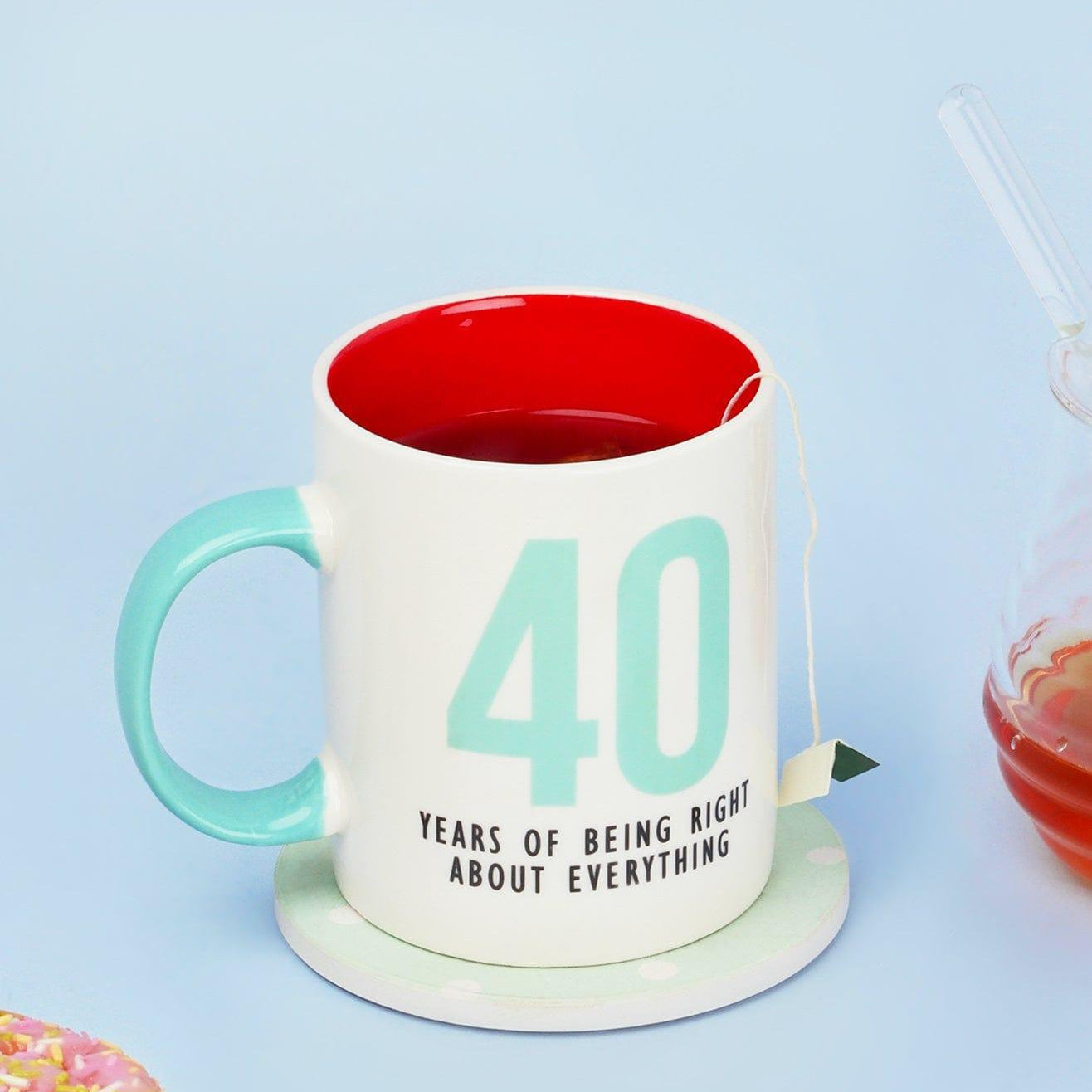 40 Years of Being Right Mug A Wisdom Mug, Hilarious Gift for 40th Birthday - G Decor