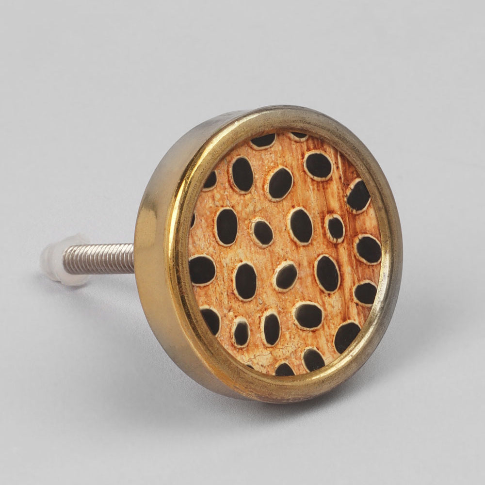 Wild Luxe Brass Knobs Animal Print Collection