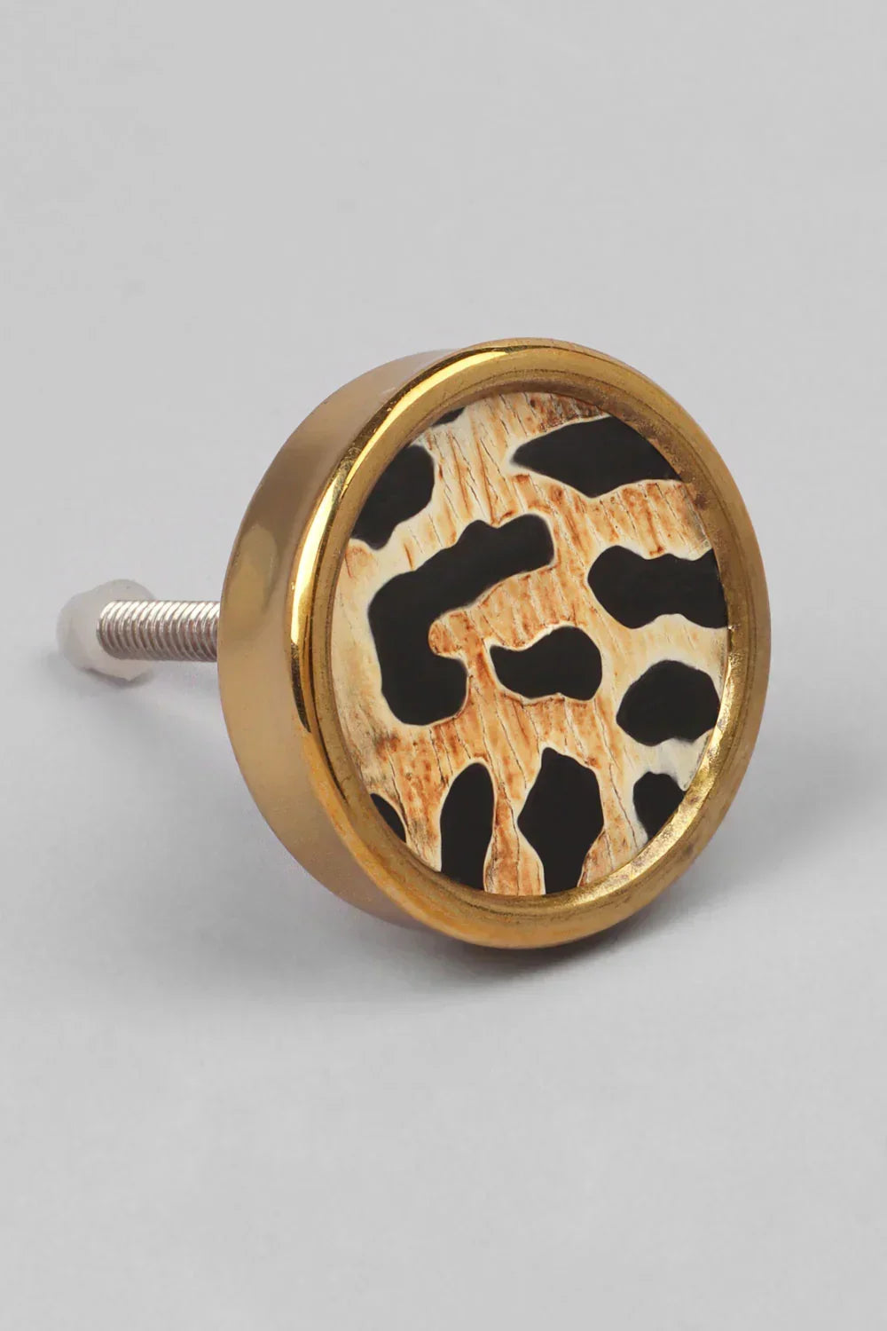 Wild Luxe Animal Print Brass Cabinet Knob Collection — view 5, G Decor