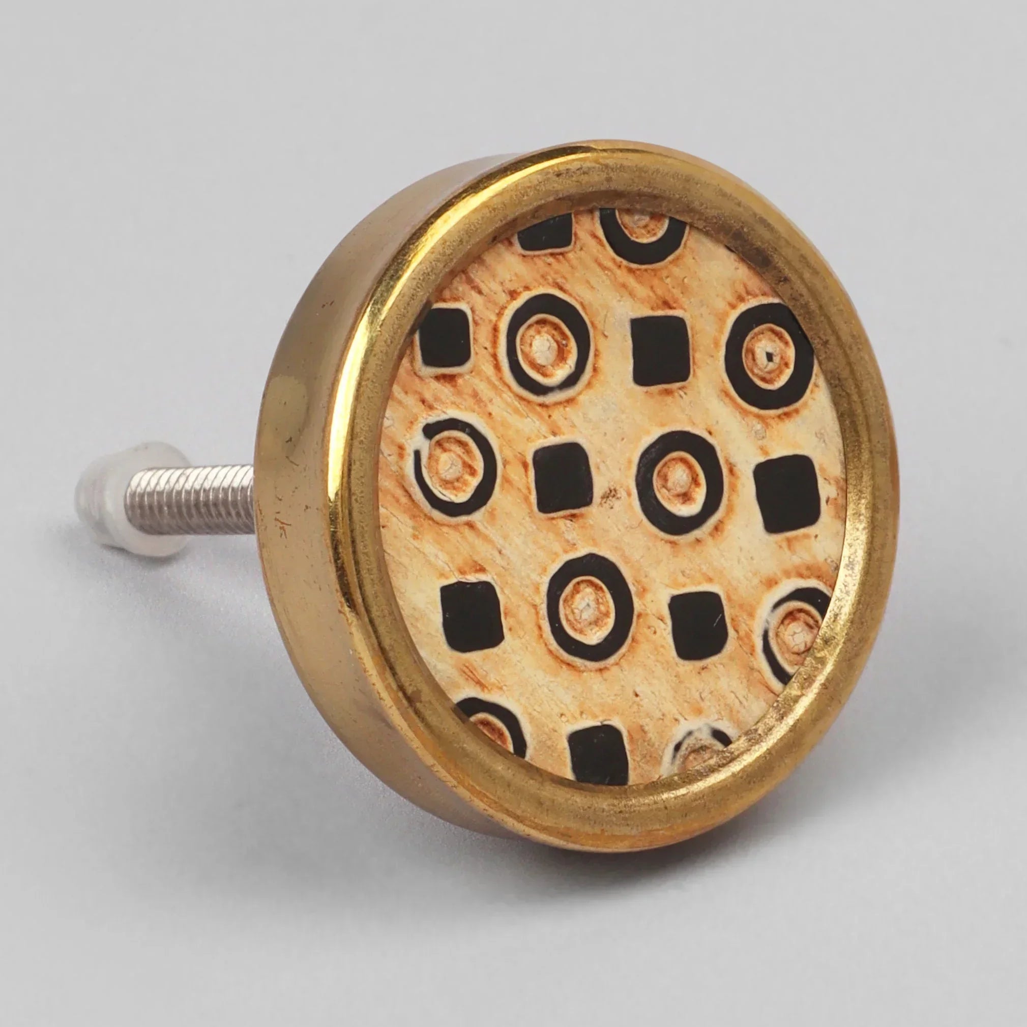 Wild Luxe Brass Knobs Animal Print Collection