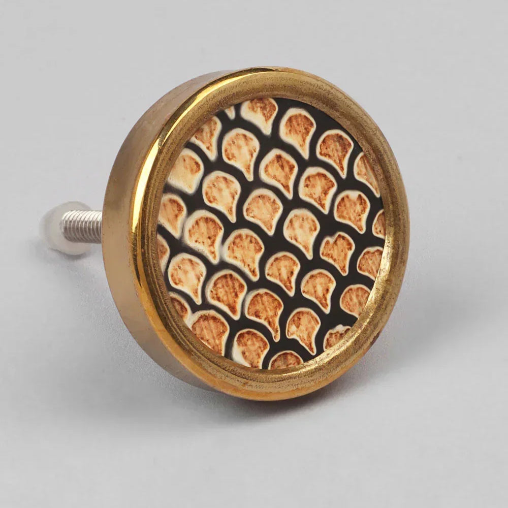 Wild Luxe Brass Knobs Animal Print Collection