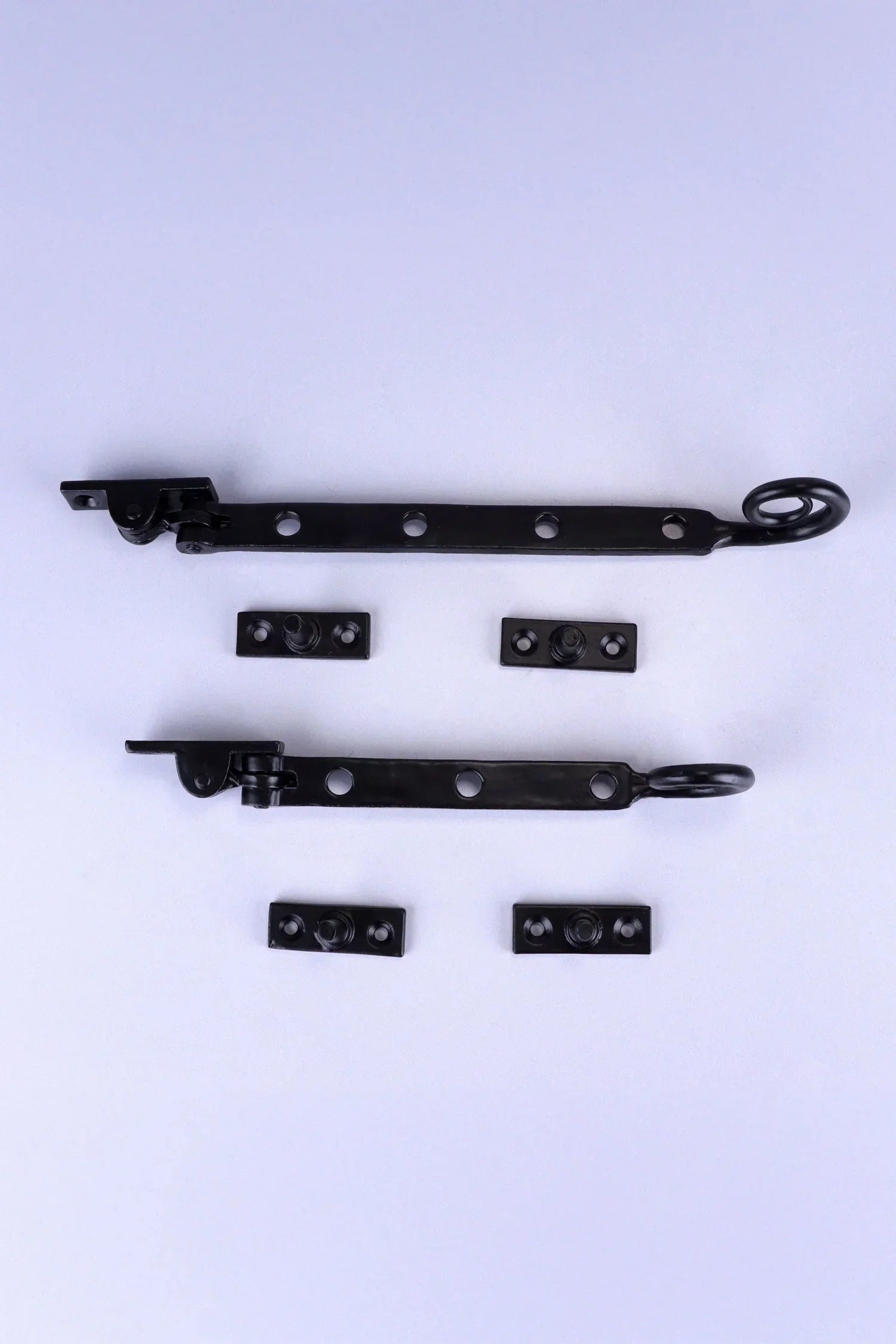 Hand-Forged Monkey Tail Window Stay, Black — alternate view, G Decor