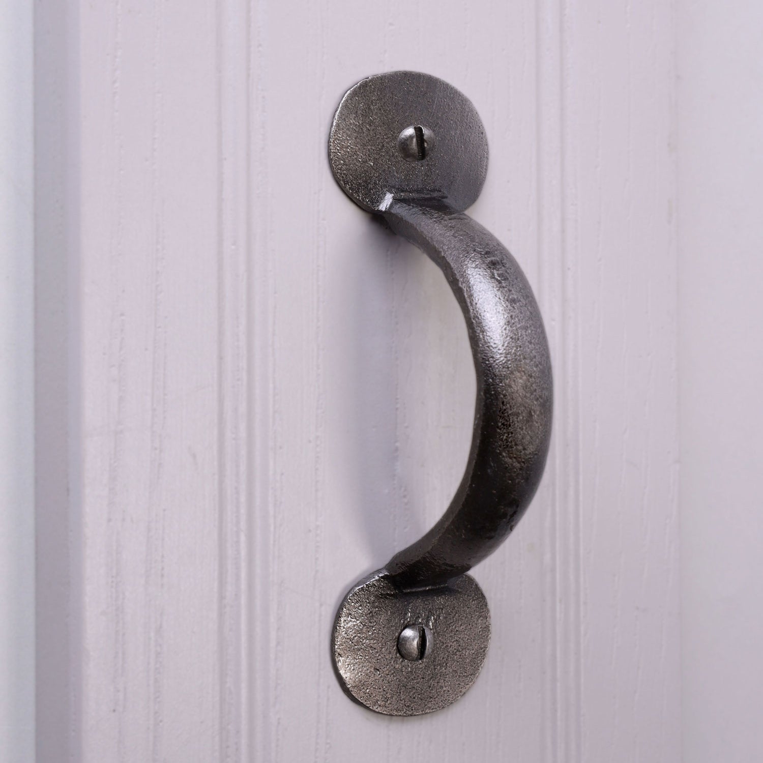 4", 6" or 8" Hand Forged Coinbase Pewter Pull Handle