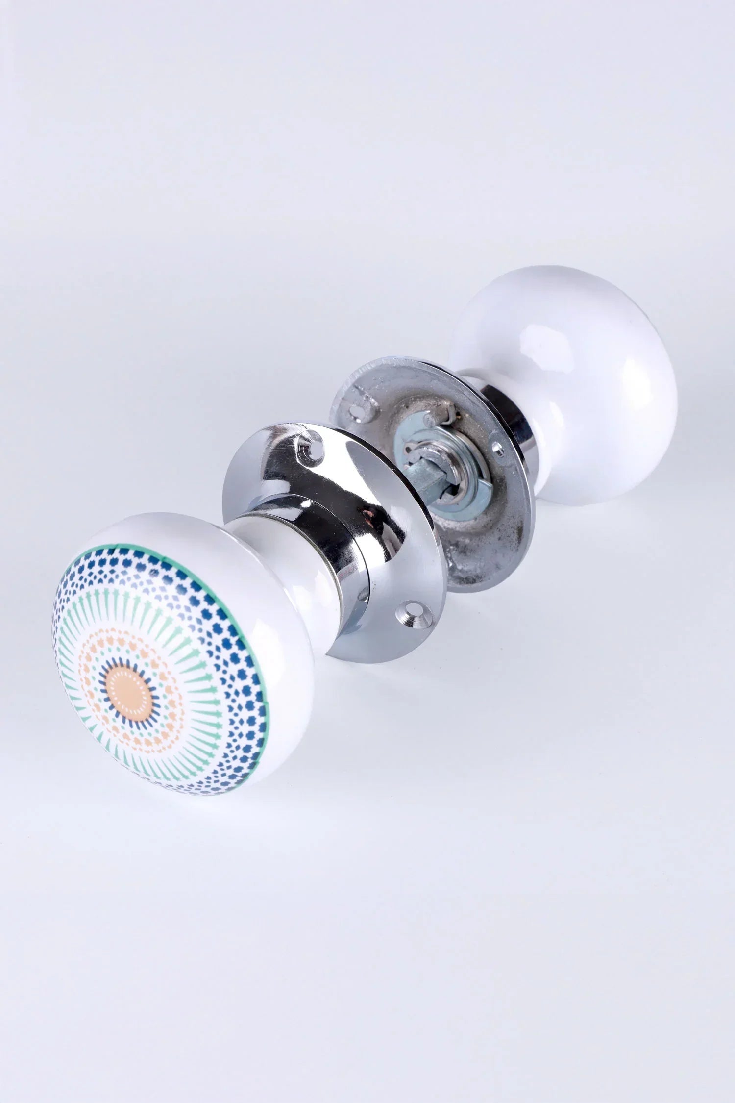 Positive Energy Radiance Ceramic Mortice Door Knobs — view 5, G Decor