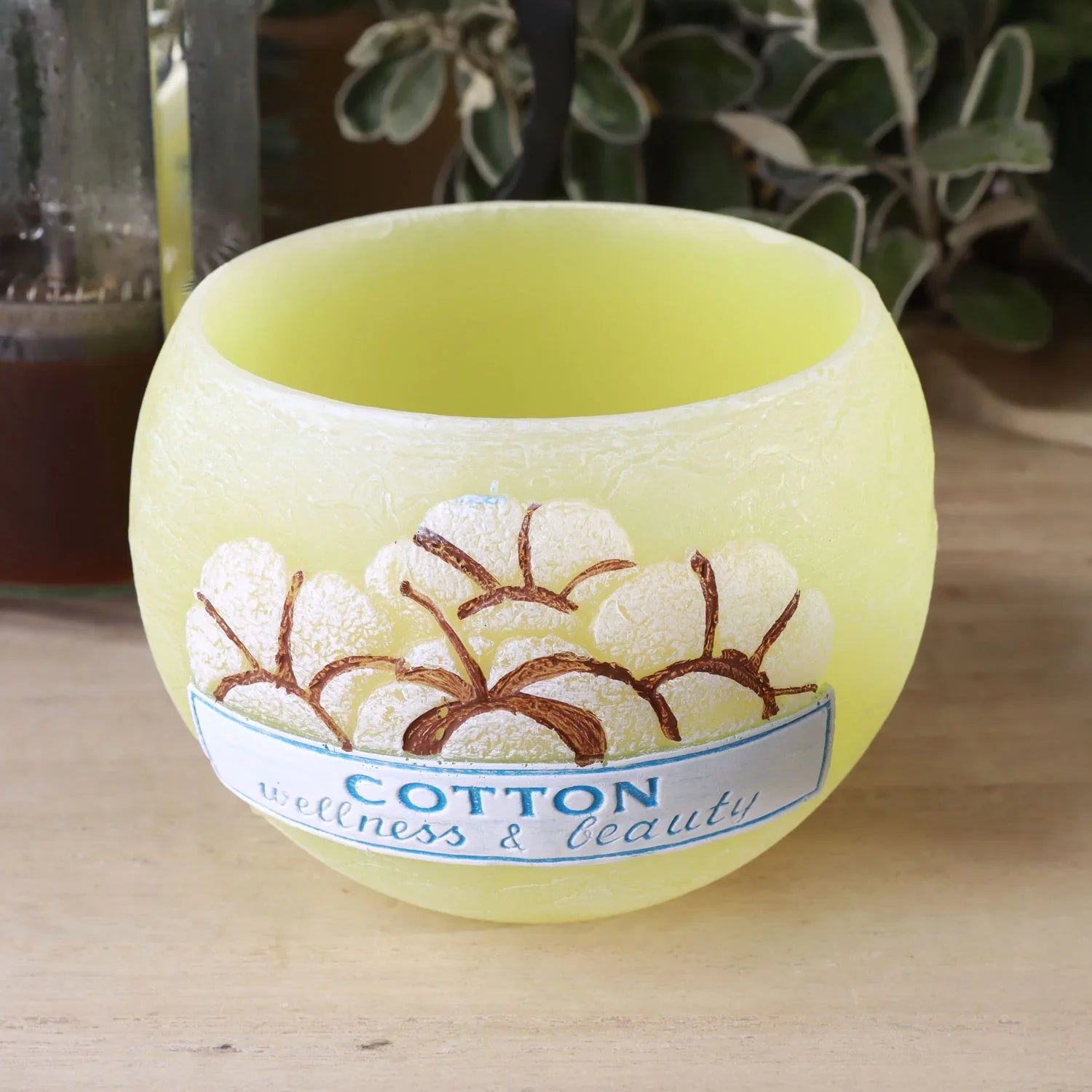 Cotton Wellness & Beauty Scented Candle Collection Handcrafted Pillar, Ball & Lantern Candles