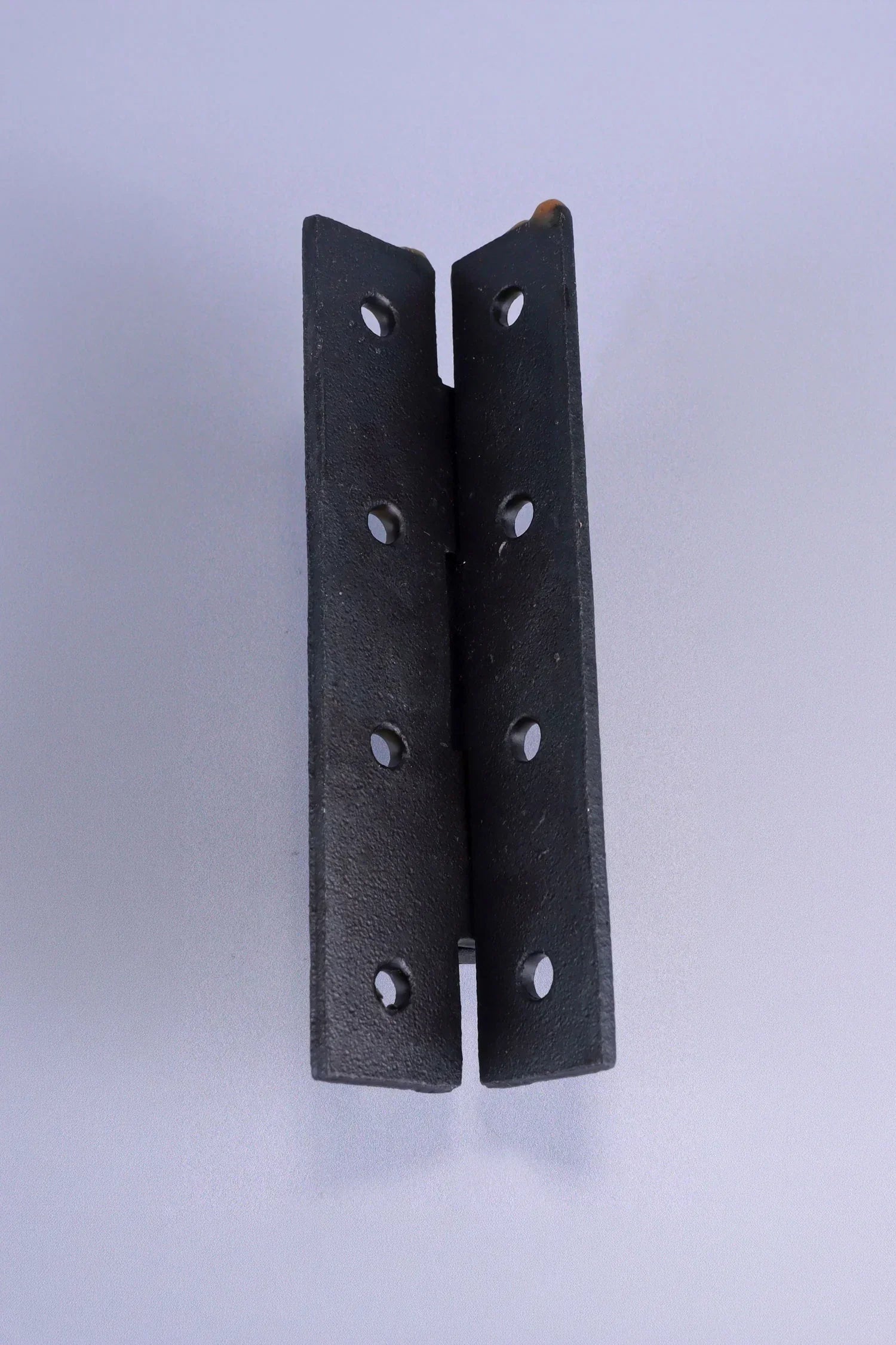 Pair of Hand-Forged Iron H Hinges, Beeswax — lifestyle view, G Decor