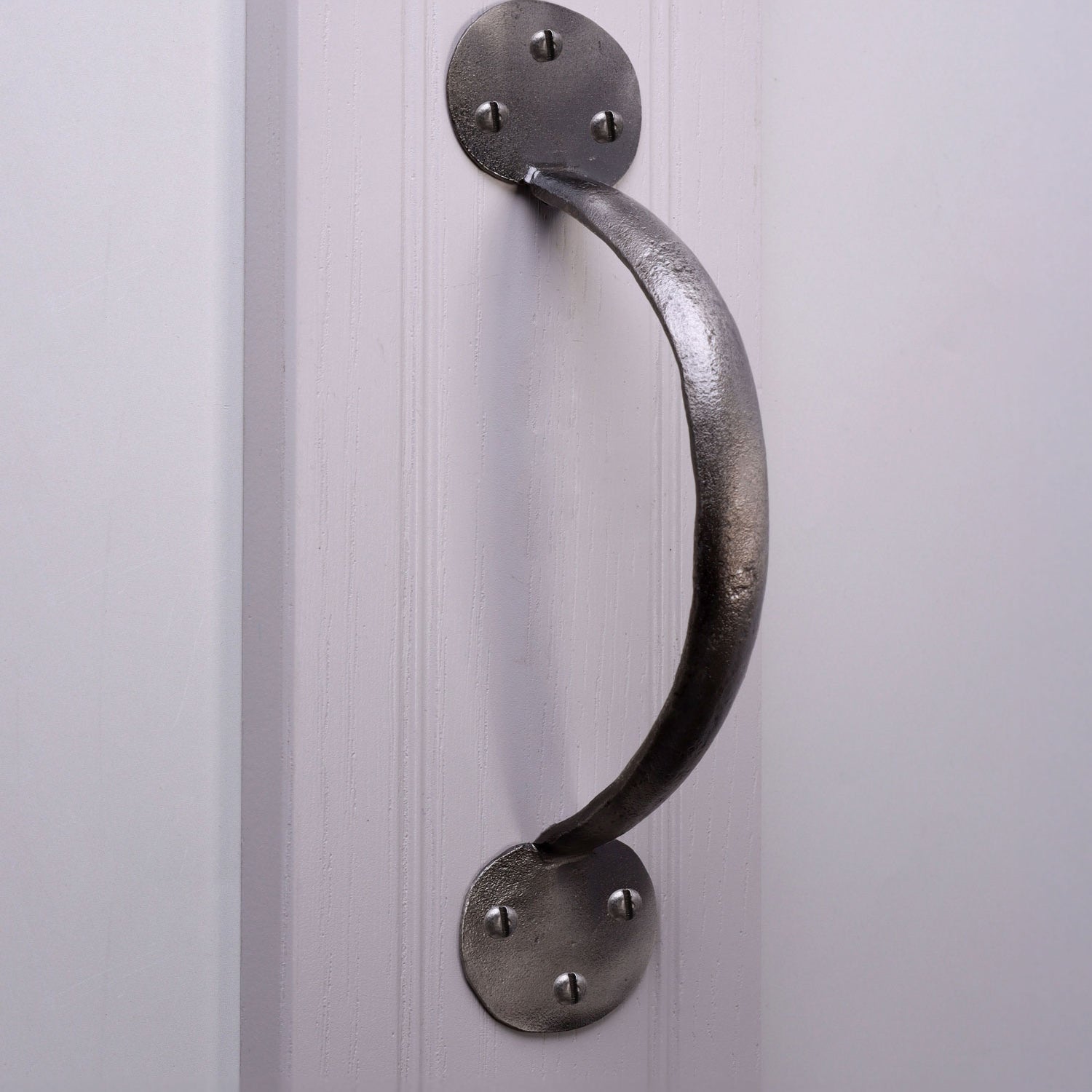 4", 6" or 8" Hand Forged Coinbase Pewter Pull Handle