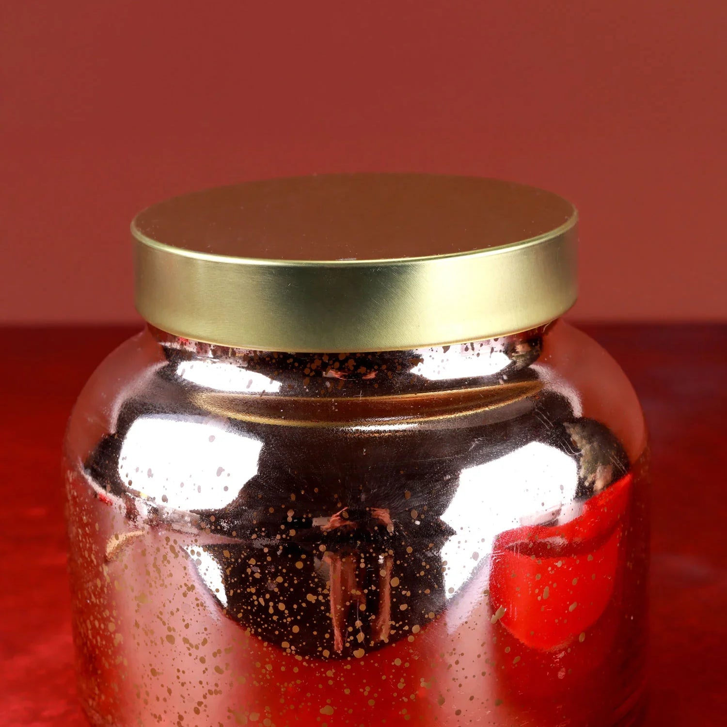 Large Aurielle Grande Linen Fragrance Hand-Poured Soy Wax Jar Candle Mercury In Silver or Rose Gold Finish