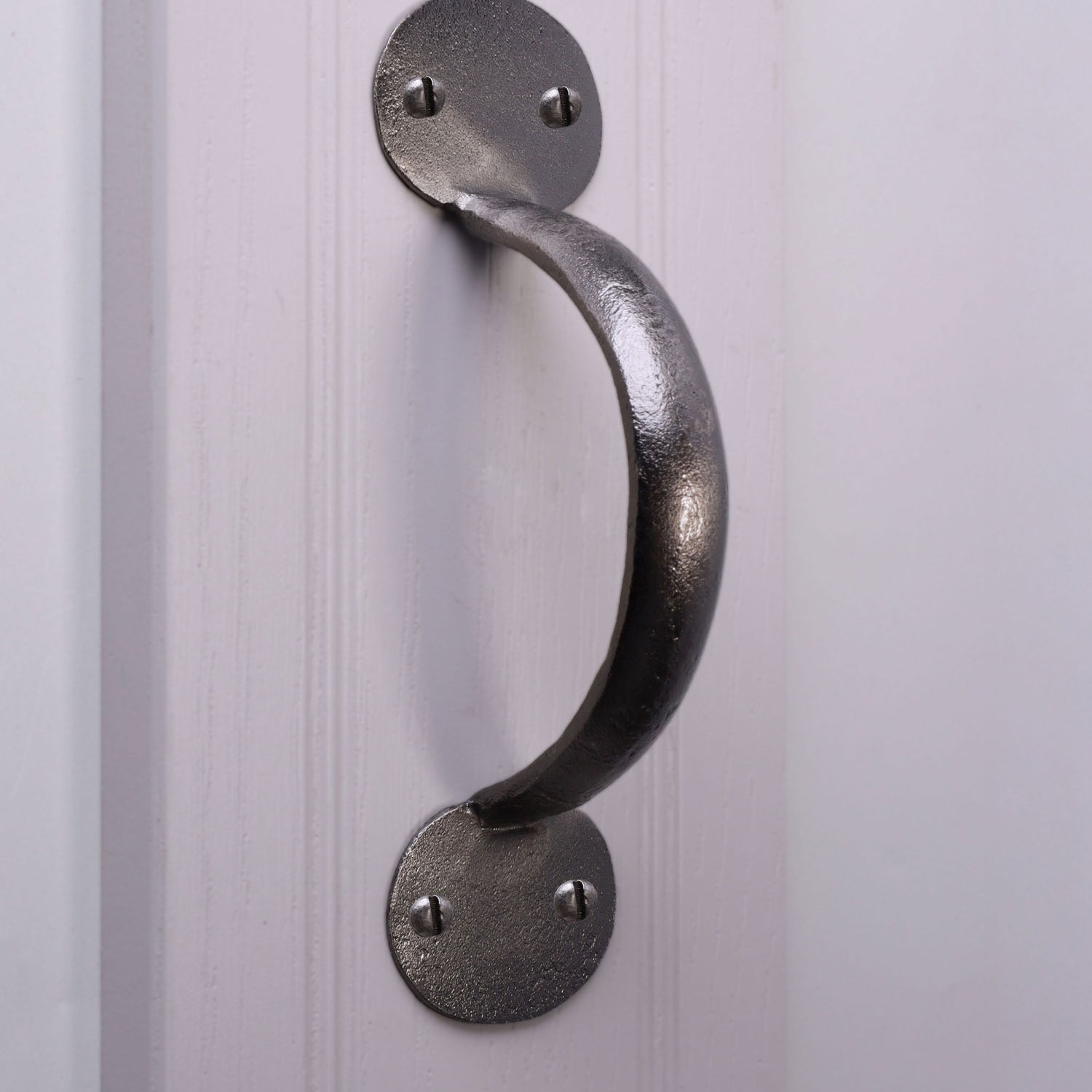 4", 6" or 8" Hand Forged Coinbase Pewter Pull Handle