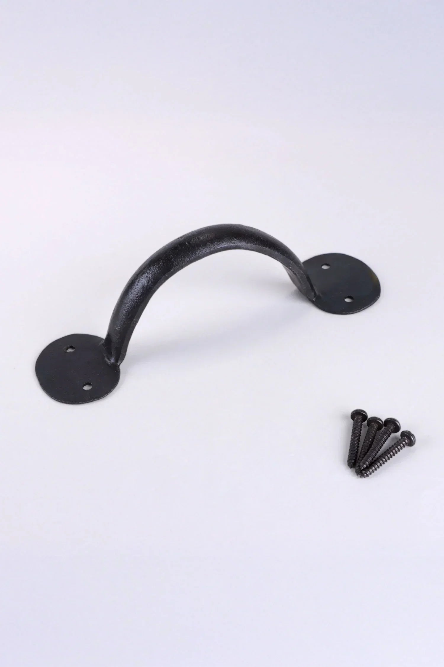 Coinbase Hand-Forged Iron Pull Handle in Beeswax — view 8, G Decor