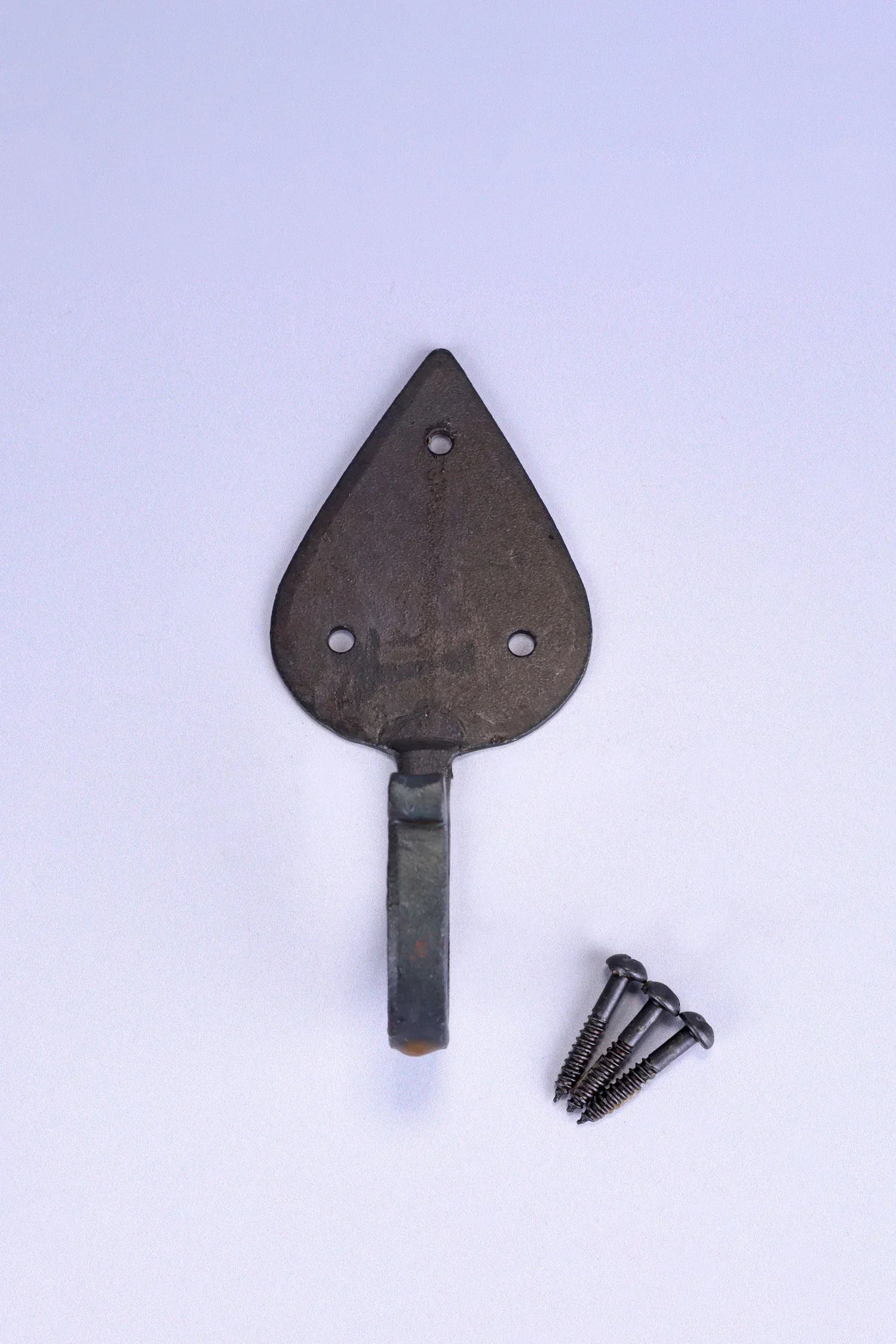 Traditional Teardrop Forged Wall Coat Hook — view 8, G Decor