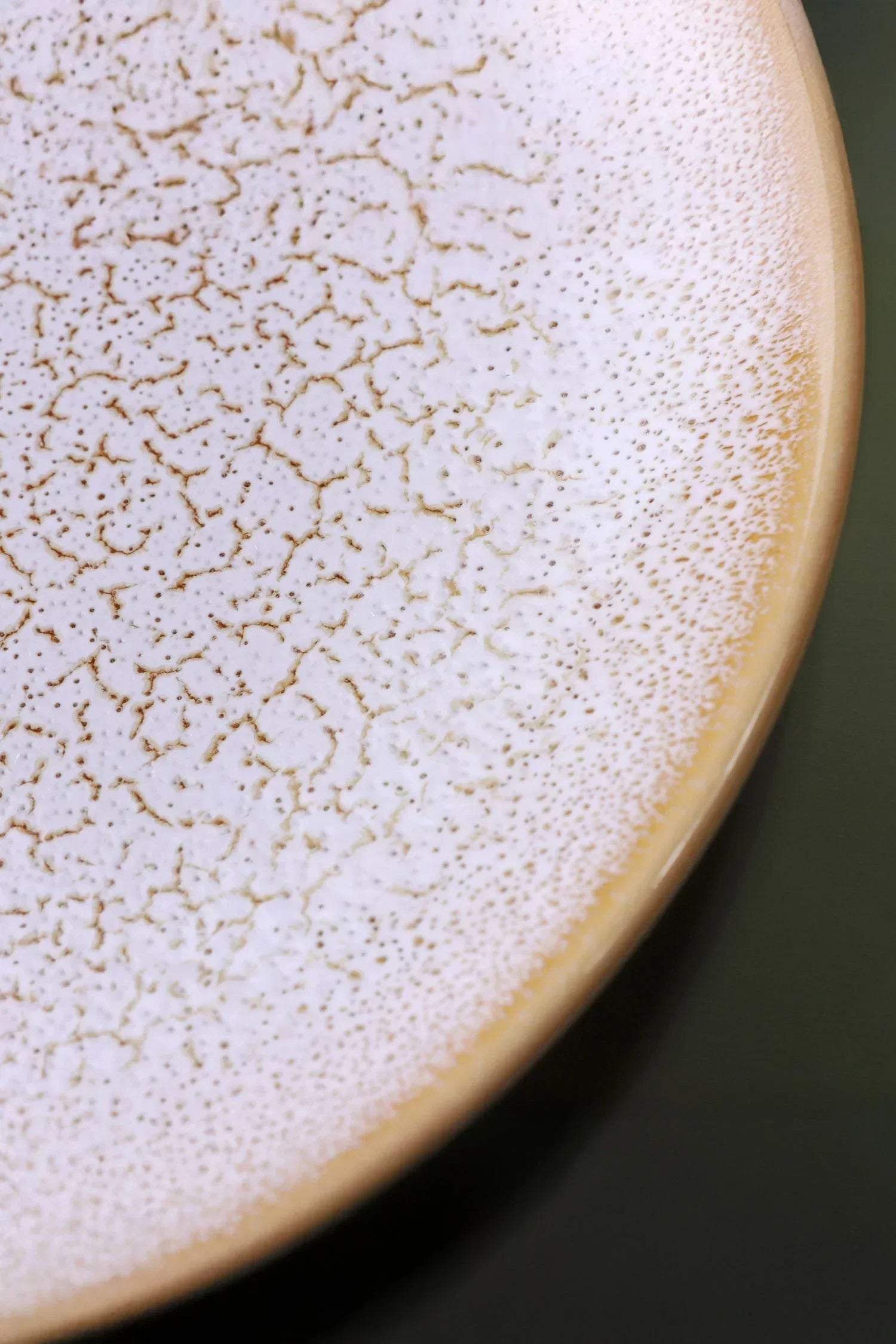 amber-dawn-ceramic-tableware-with-crackle-finish-contemporary-dinner-plates-side-plates-and-bowls-in-warm-amber-tones-g-decor-53522 - G Decor