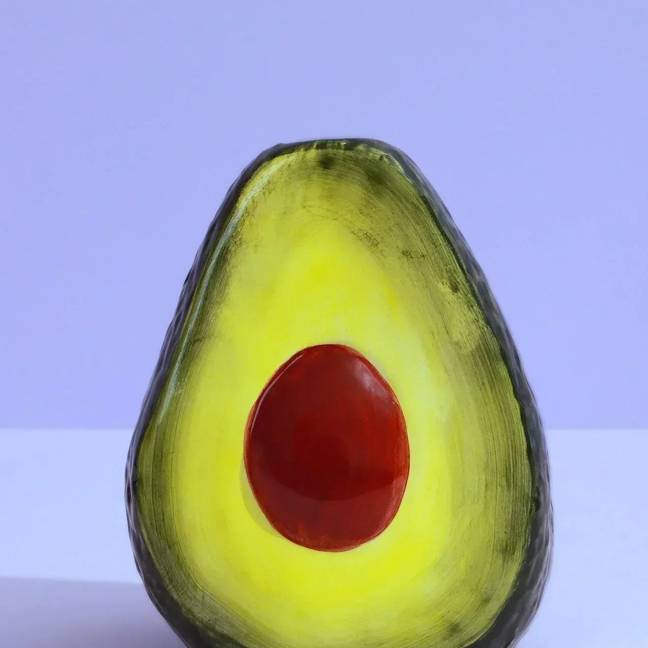 Ceramic Avocado-Shaped Vase - G Decor