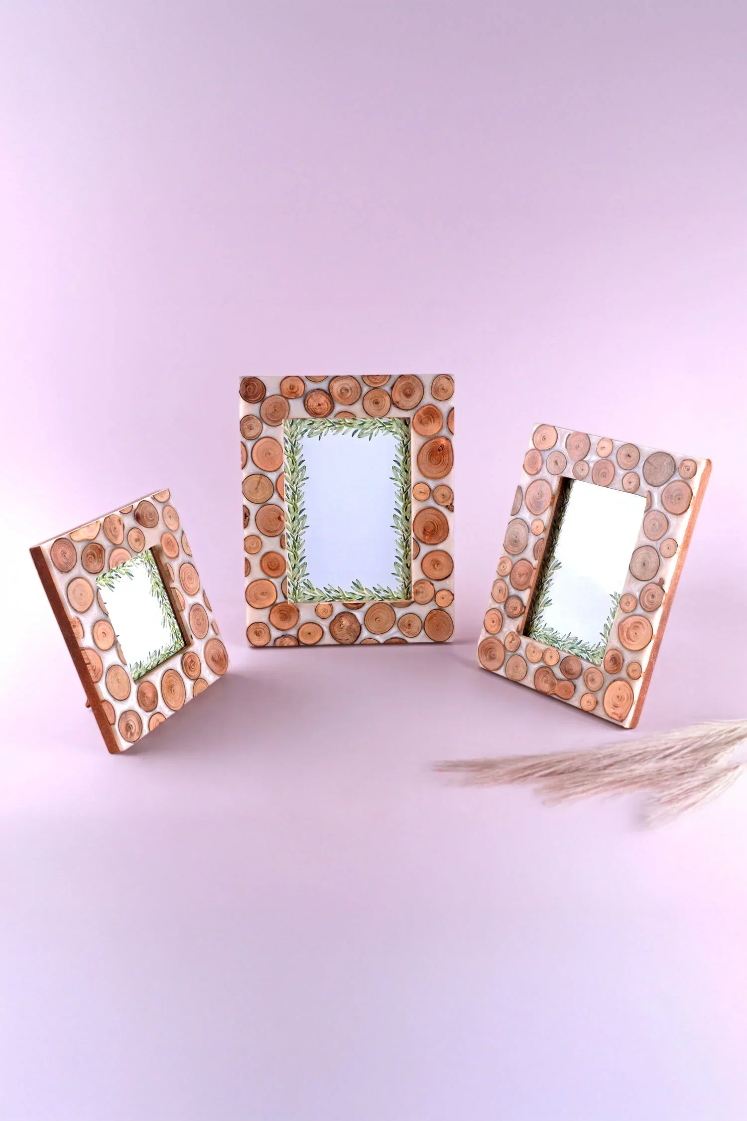 dalarna-tree-line-handcrafted-photo-frame-natural-swedish-forest-inspired-picture-display-g-decor-97385 - G Decor