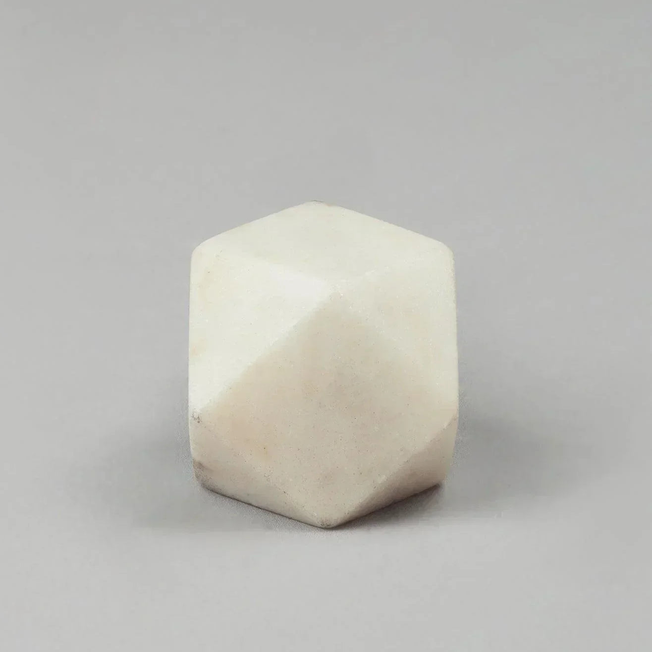 Estella Handcrafted White Marble Cabinet Pull Knob - G Decor