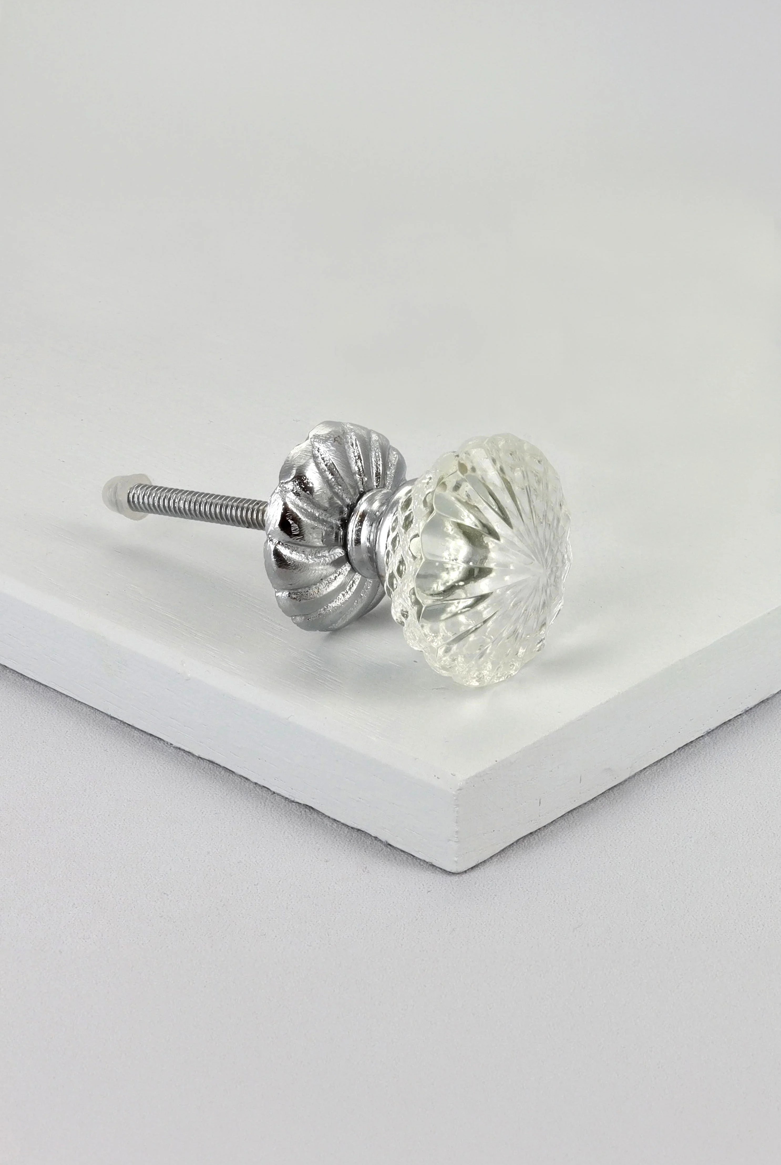 Glacier Jam Crystal Glass Pull Knobs - G Decor