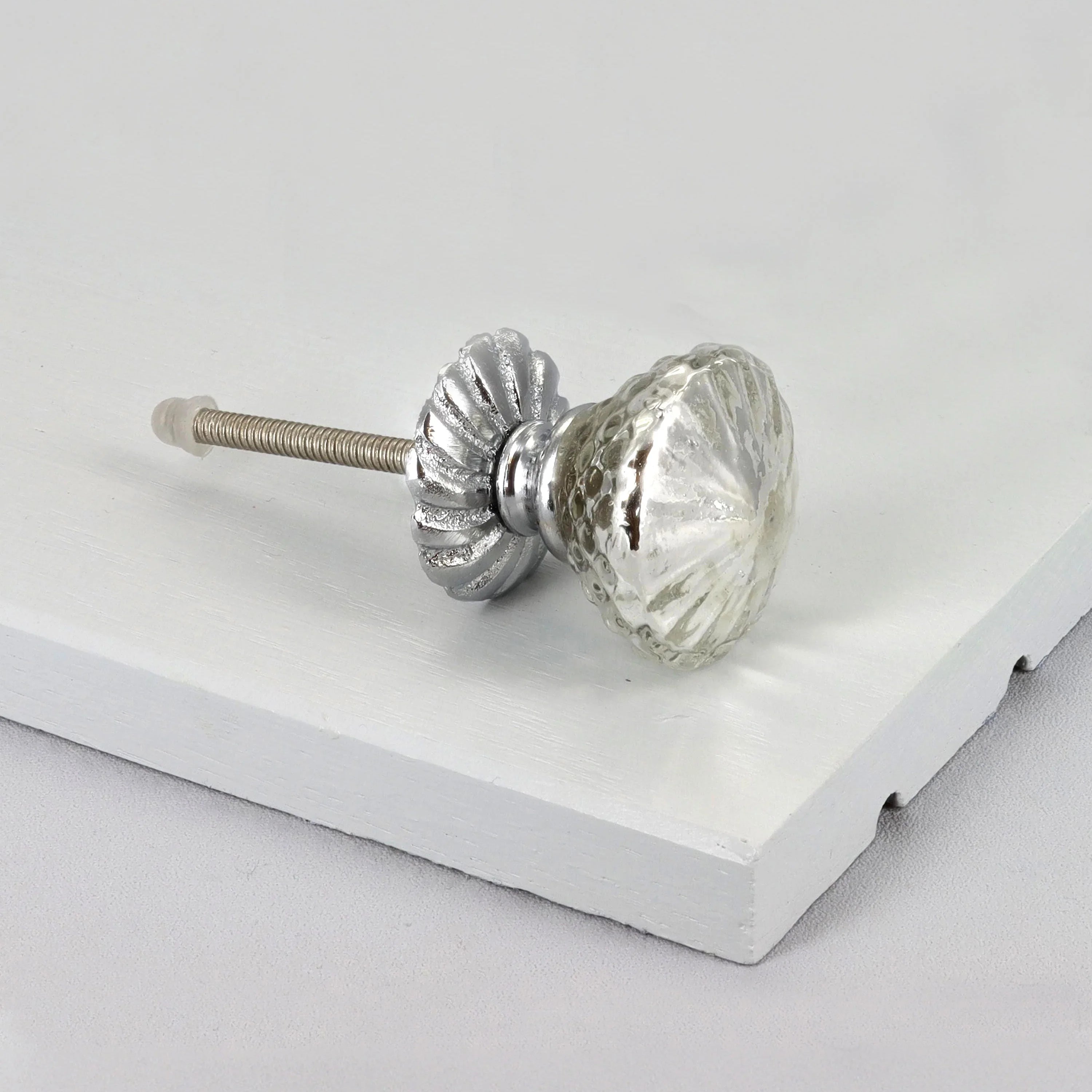 Glacier Jam Crystal Glass Pull Knobs - G Decor