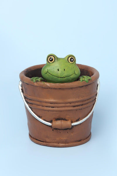 G Decor planters and vases Frog Green Frog Planter