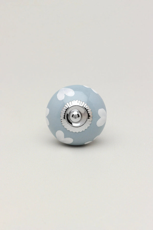 Grey Fusion Hand-Painted Ceramic Cabinet Knob — Multipack