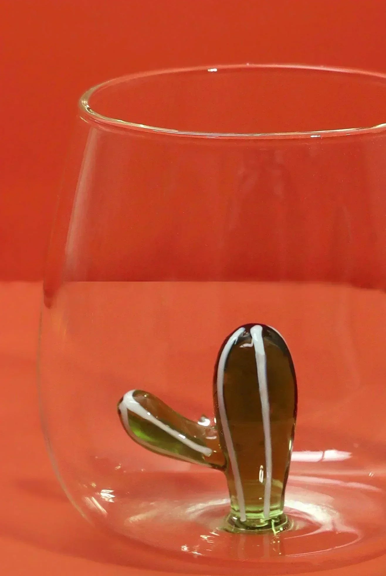 Handcrafted Surprise Glass Mug With Hidden 3D Magic Inside - G Decor