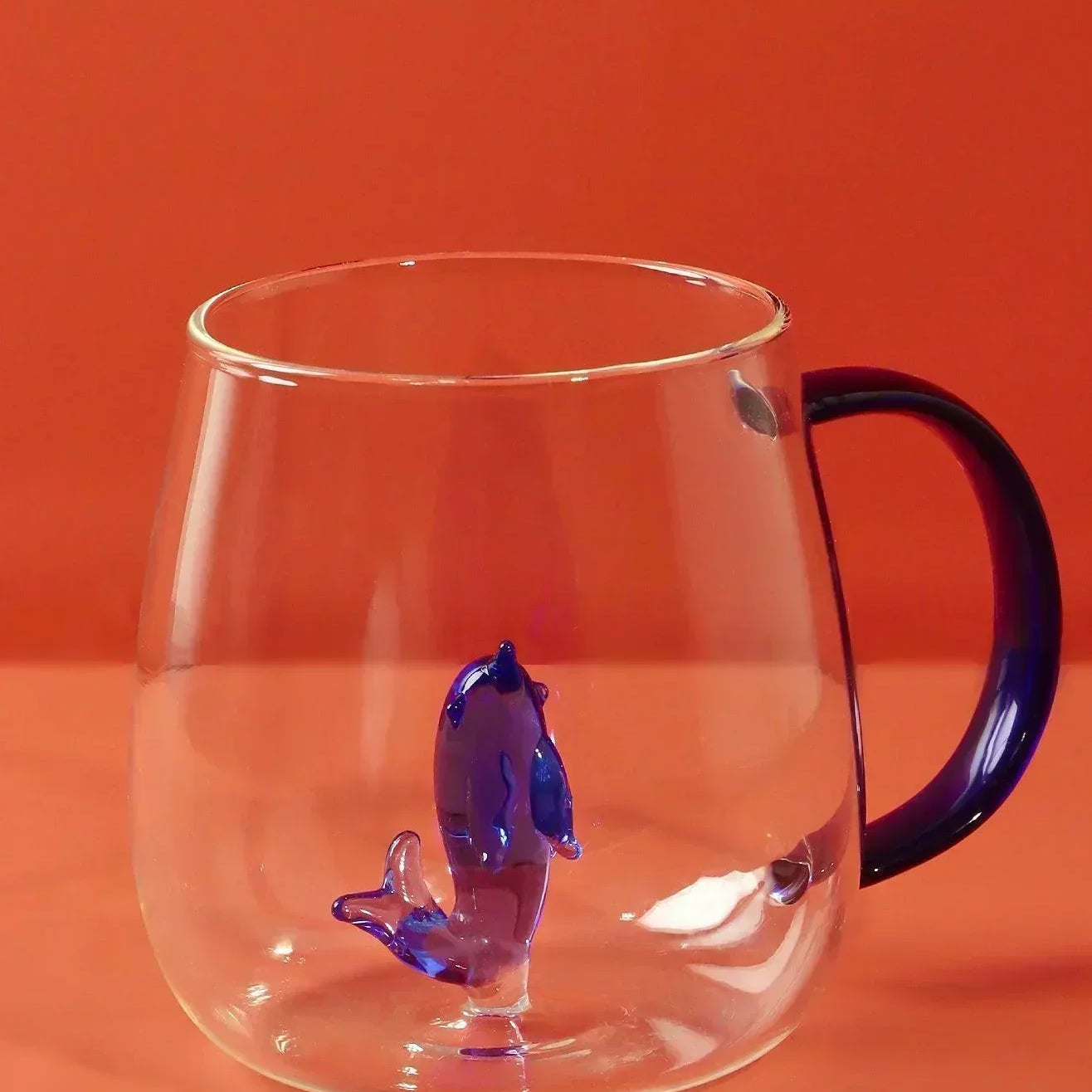 Handcrafted Surprise Glass Mug With Hidden 3D Magic Inside - G Decor