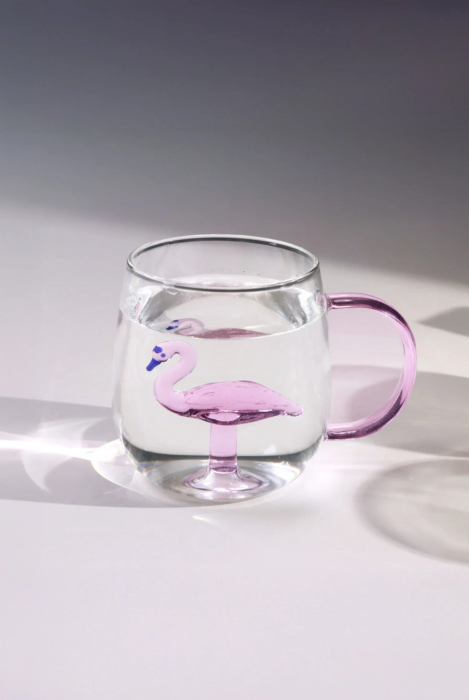 Handmade Cute Animals Glass Mug & Cup Collection Clear Tea & Coffee Drinkware with Figurines Inside - G Decor