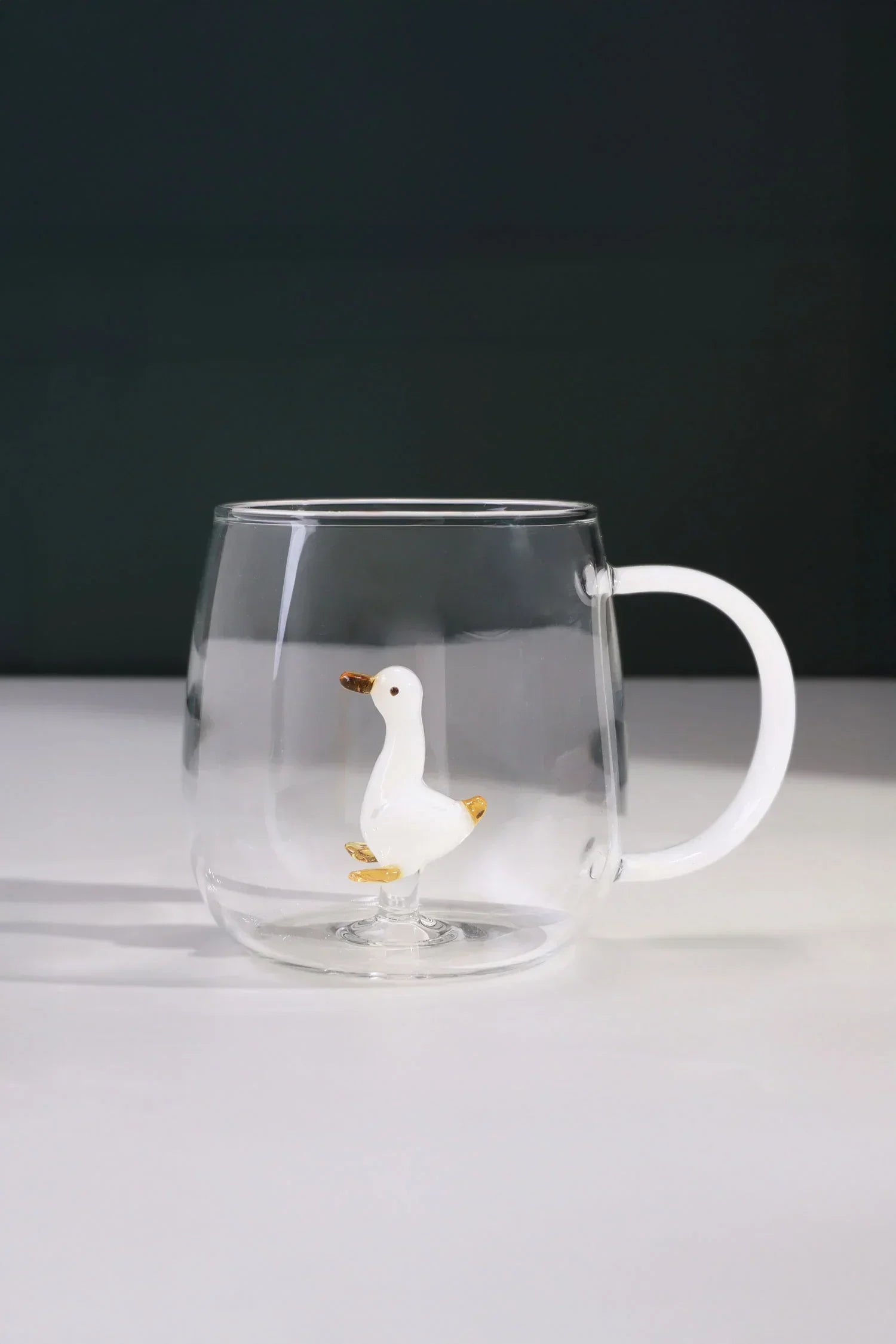 Cute Animal Figurine Glass Mug Collection — lifestyle view, G Decor
