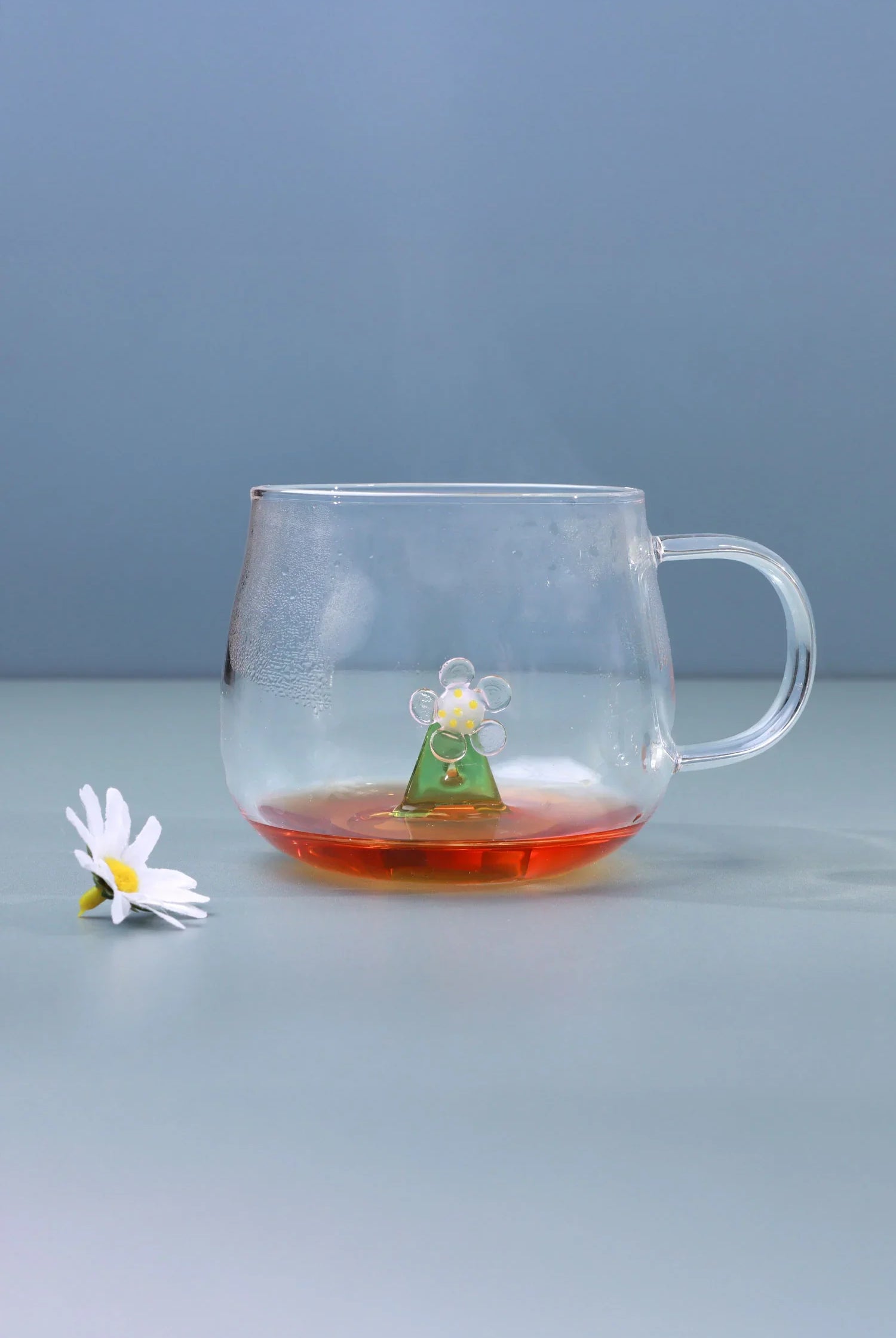 Handmade Monogram Glass Florist Personalised Alphabet Letters 3D Tea & Coffee Mugs – A to Z - G Decor