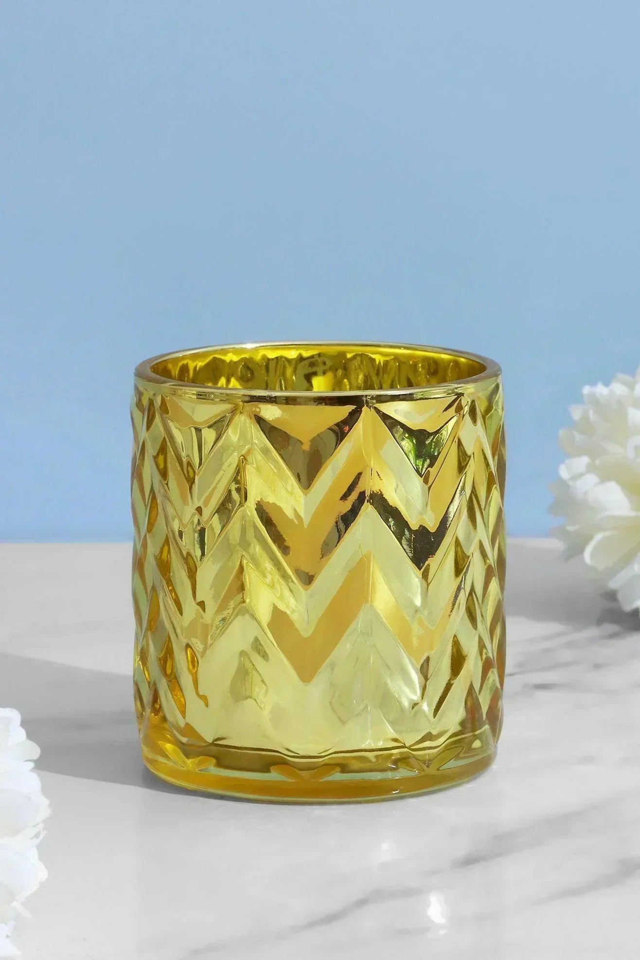 Mira Candle Co. Lime Basil and Citrus Soy Wax Pair — lifestyle view, G Decor
