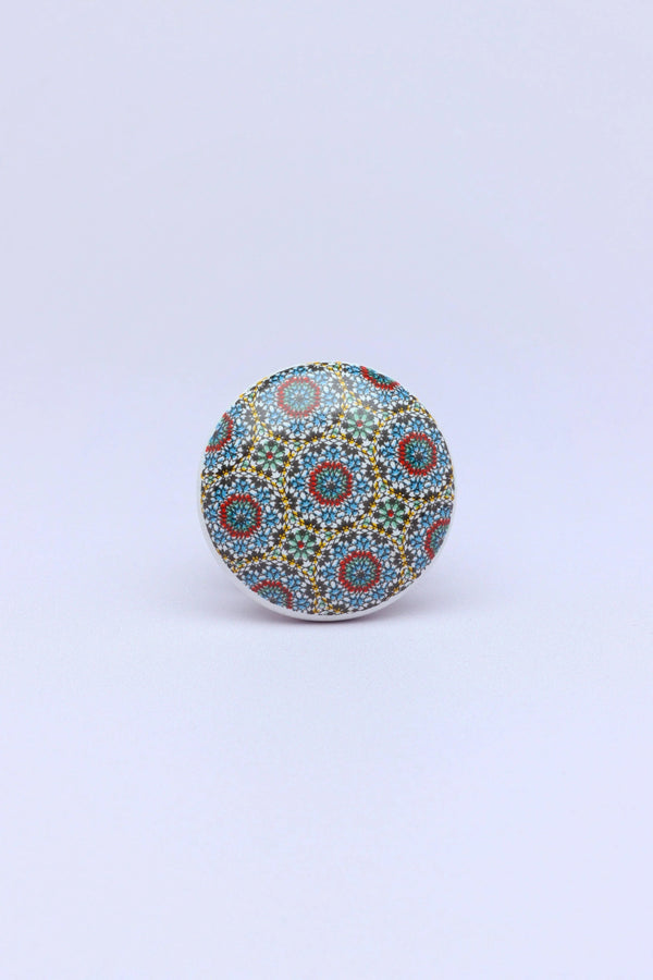 Moroccan Tile Ceramic Cabinet Knob — Multipack