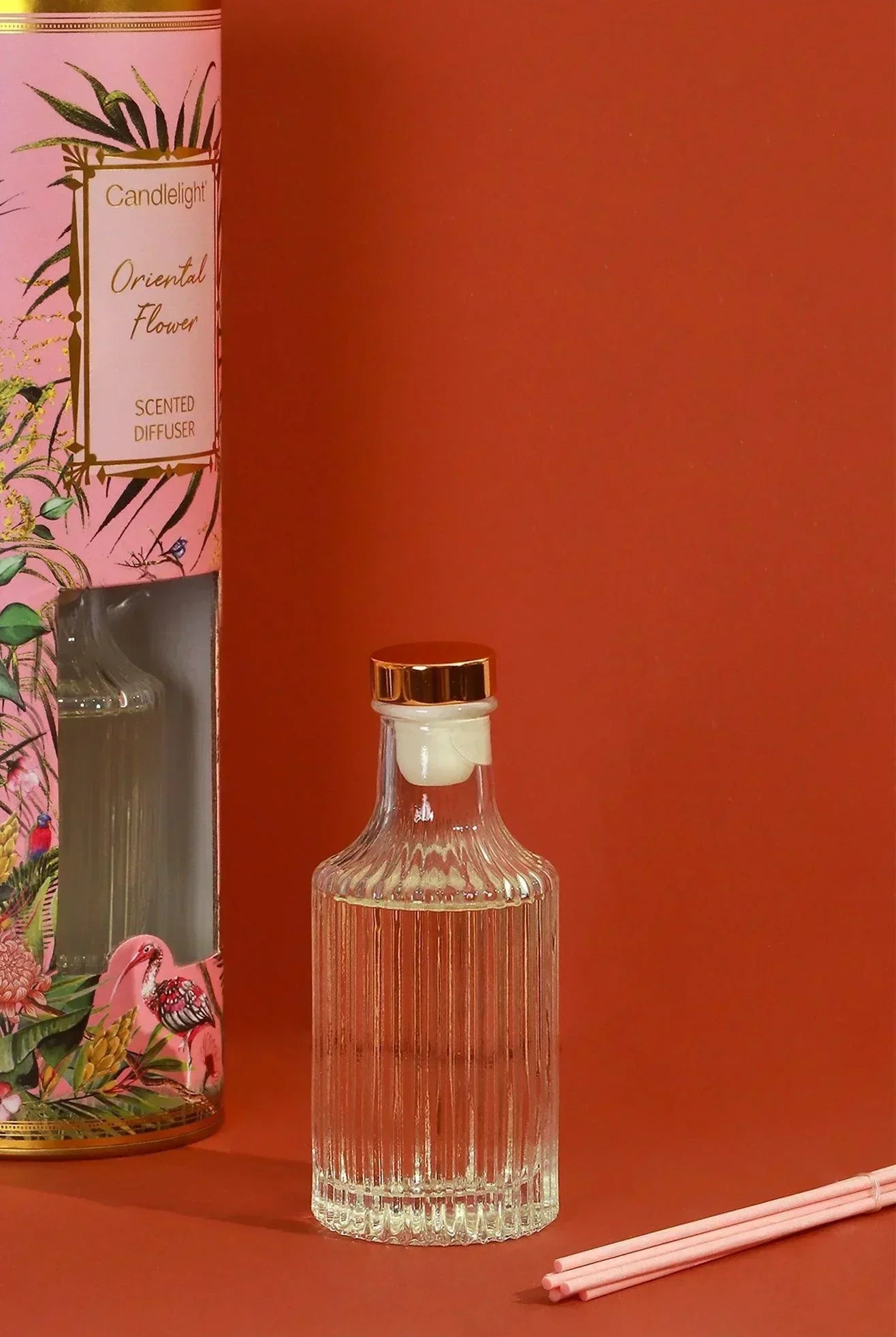 Oriental Flower Scented Reed Diffuser with Gift Box - G Decor