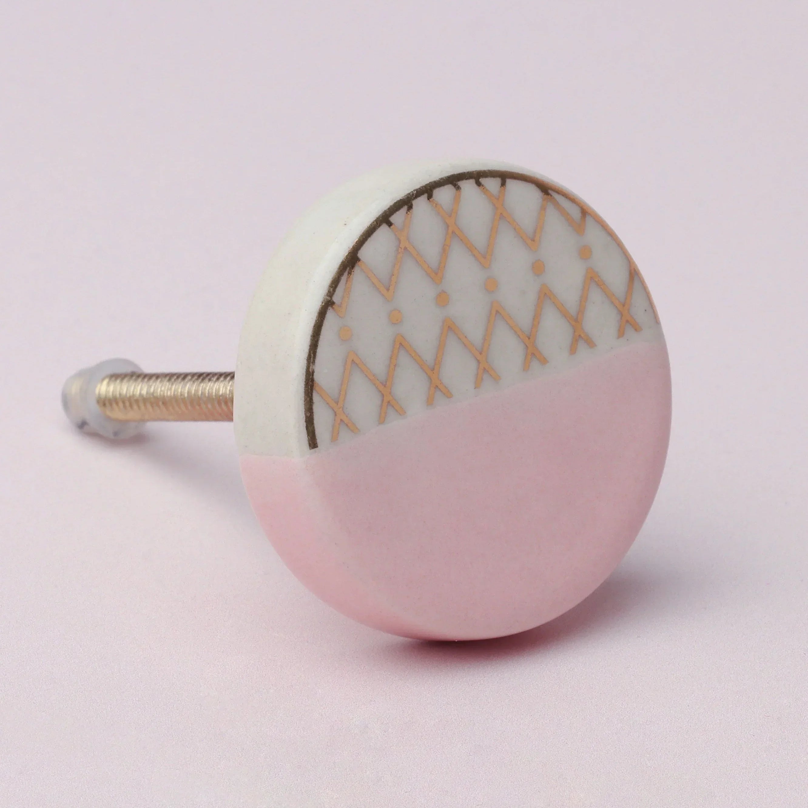 Oro Ceramic Door Knob & Handle Chic Finish - G Decor