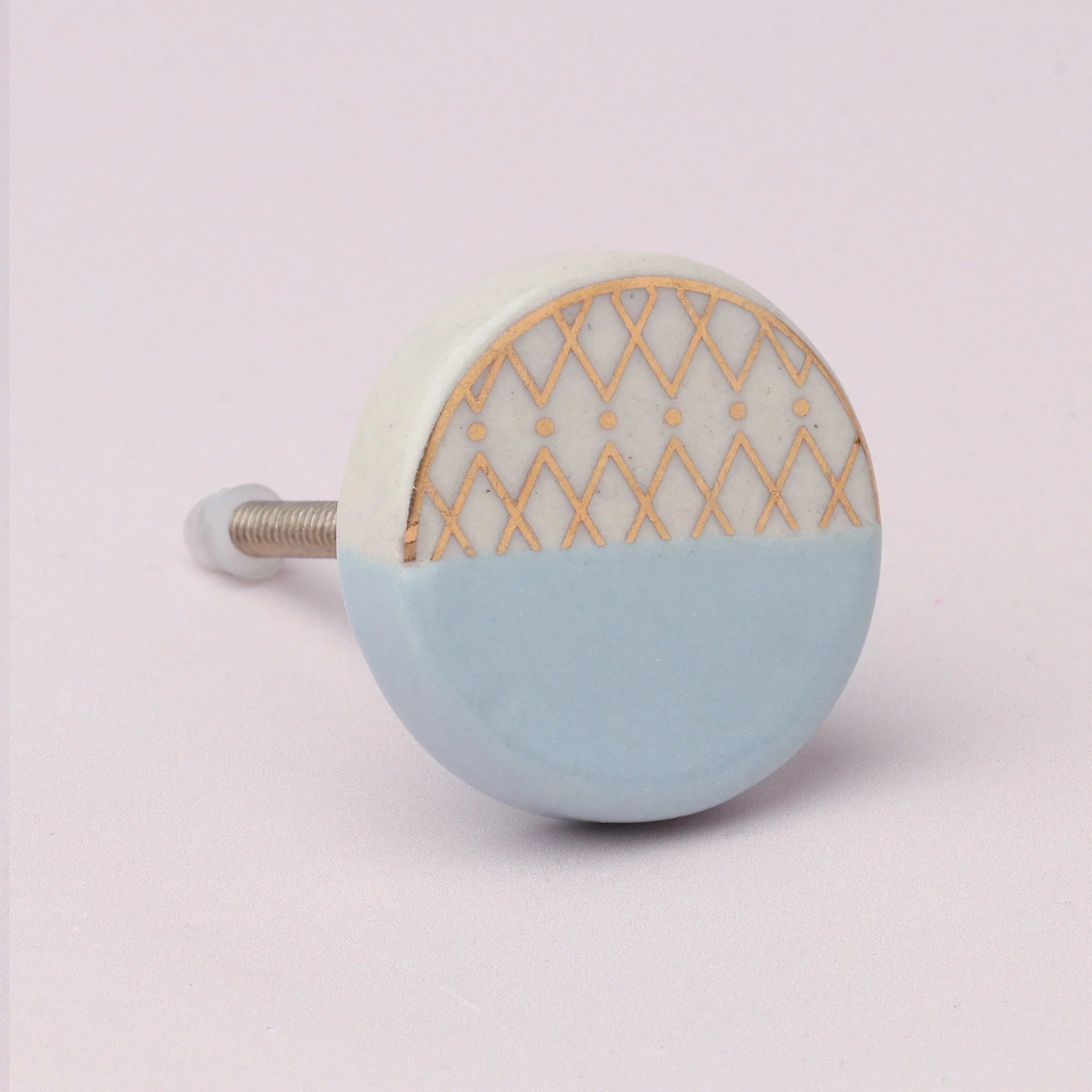 Oro Ceramic Door Knob & Handle Chic Finish - G Decor