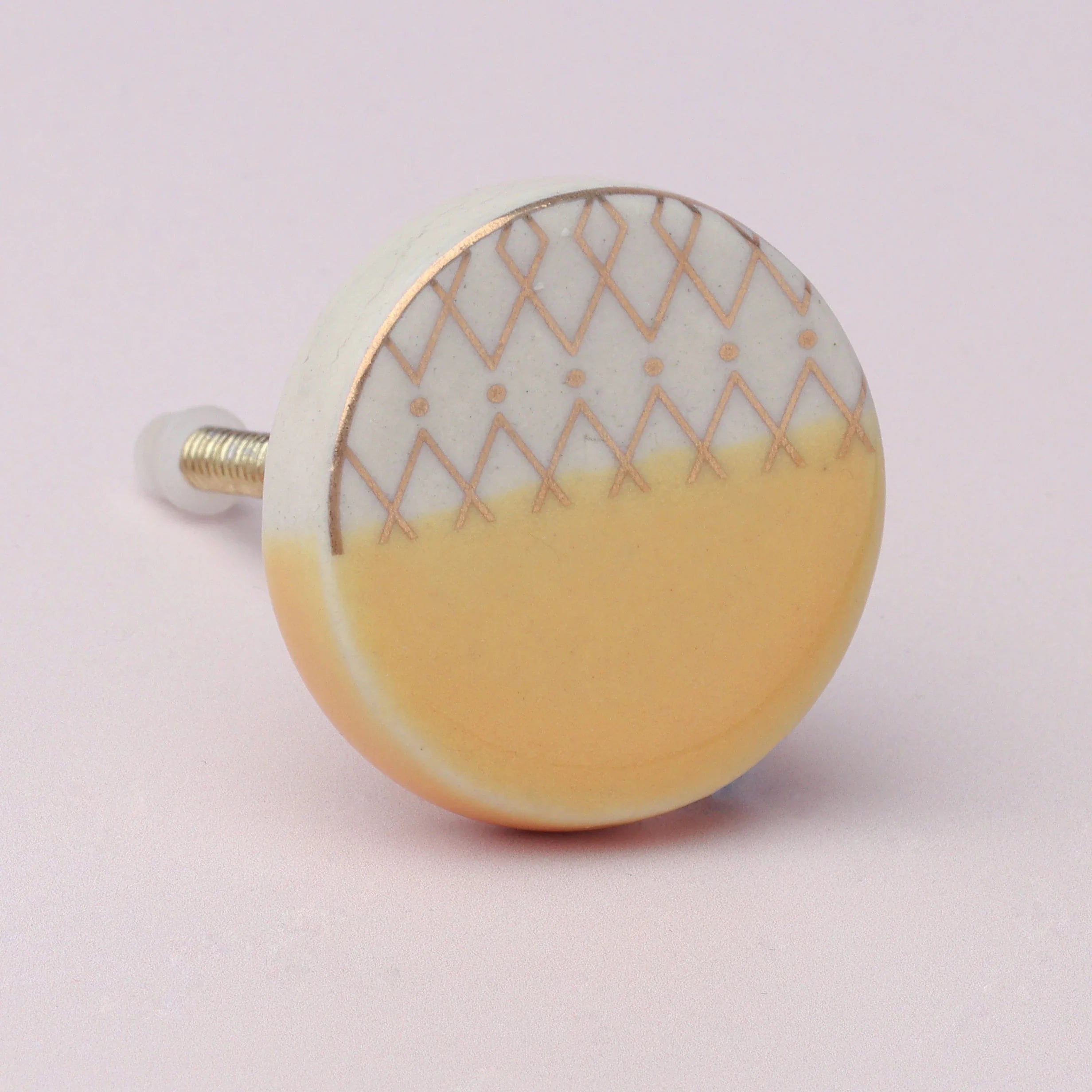 Oro Ceramic Door Knob & Handle Chic Finish - G Decor