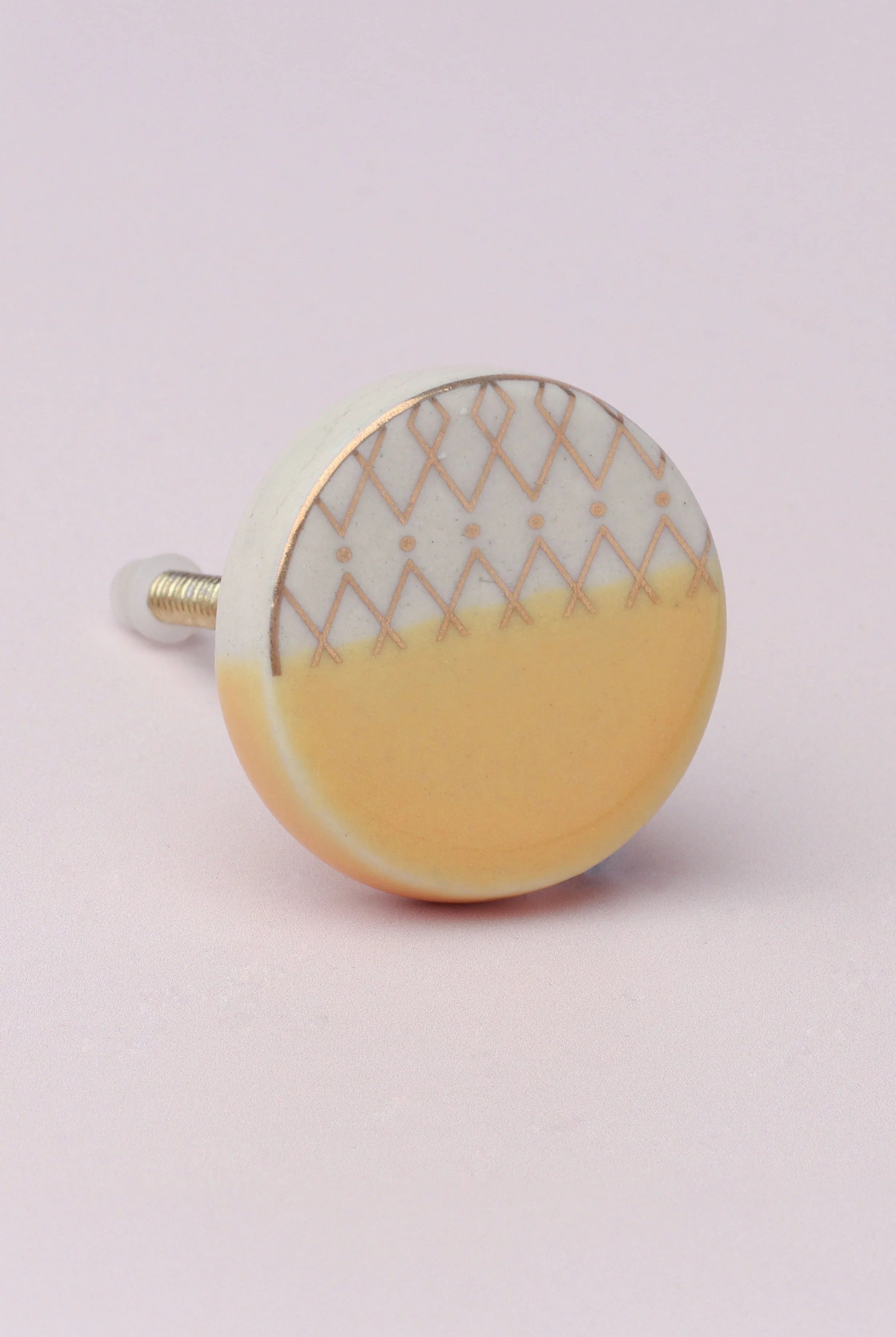 Oro Ceramic Door Knob & Handle Chic Finish - G Decor