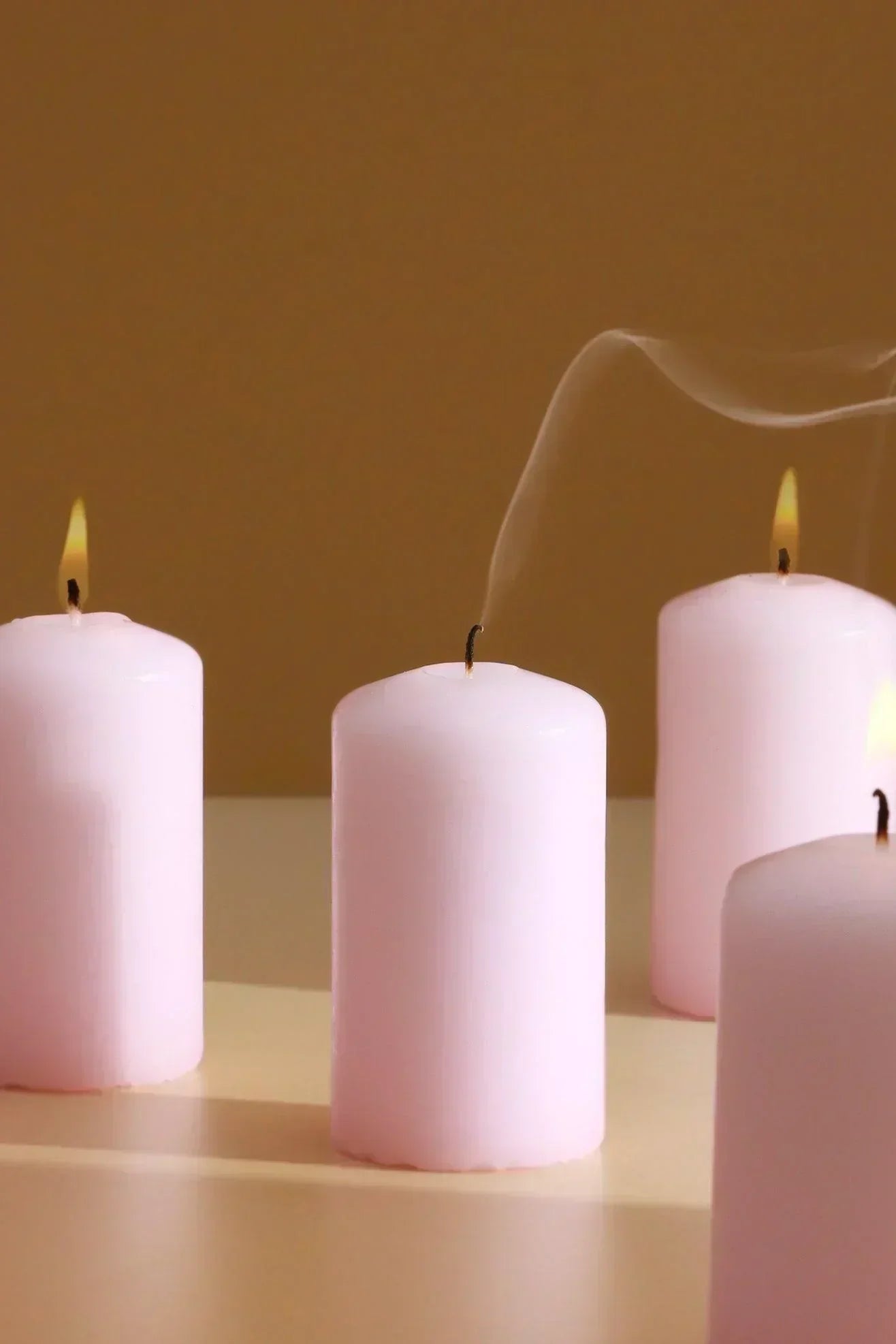 Bloom of Sakura Cherry Blossom Scented Candles, Set of 4 — alternate view, G Decor