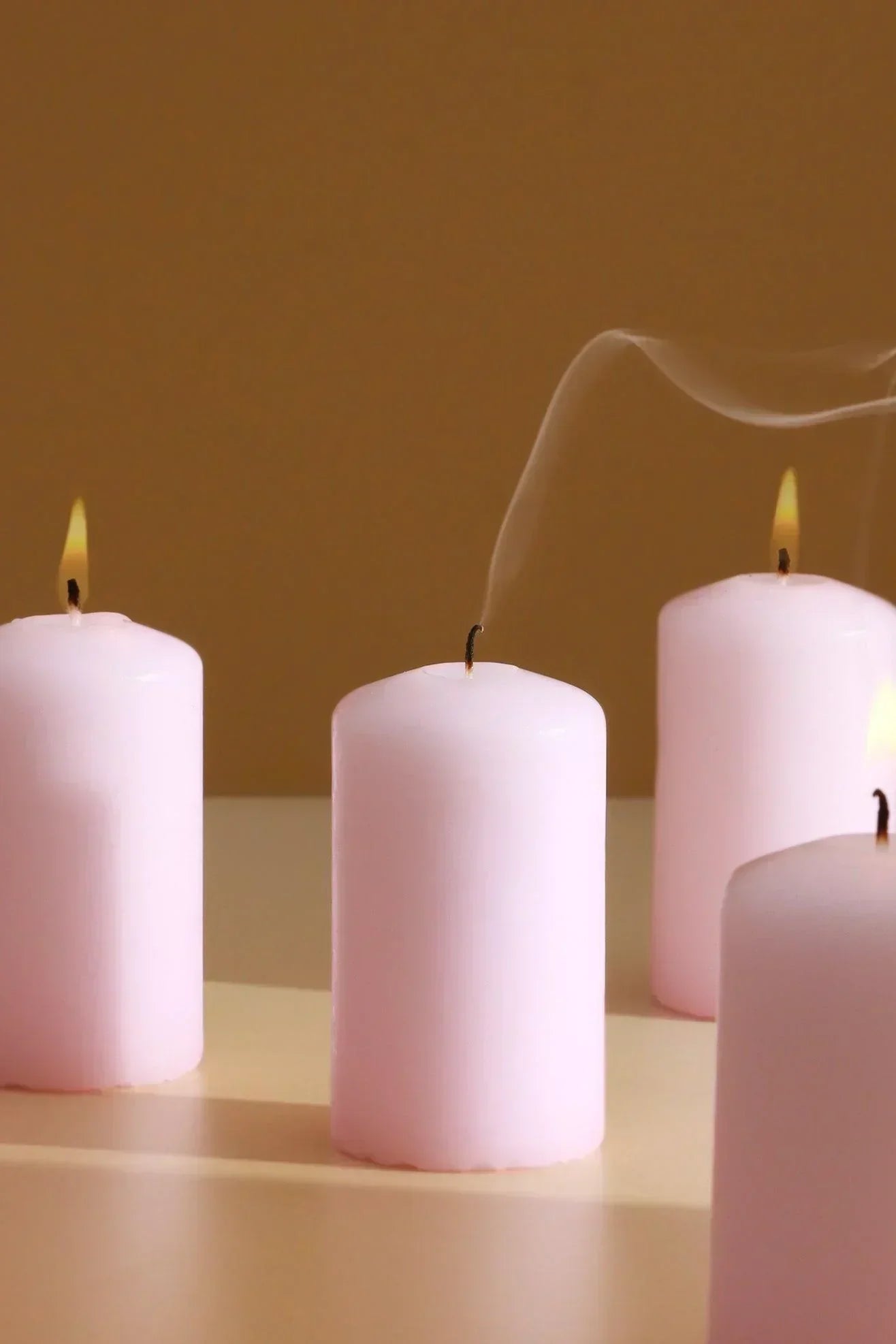 Pack Of 4 Cherry Blossom Scented Candles - G Decor