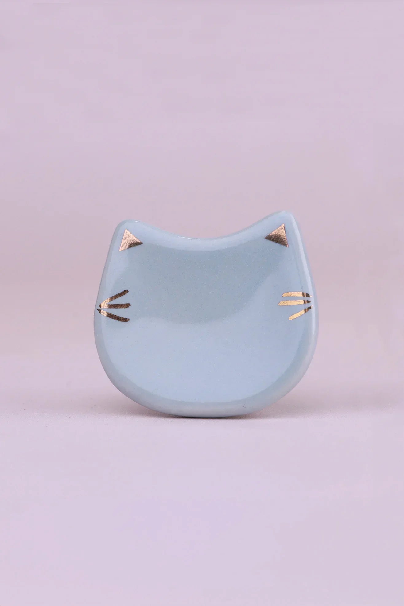 Pawfect Playful Cat Ceramic Cabinet Knob — lifestyle view, G Decor