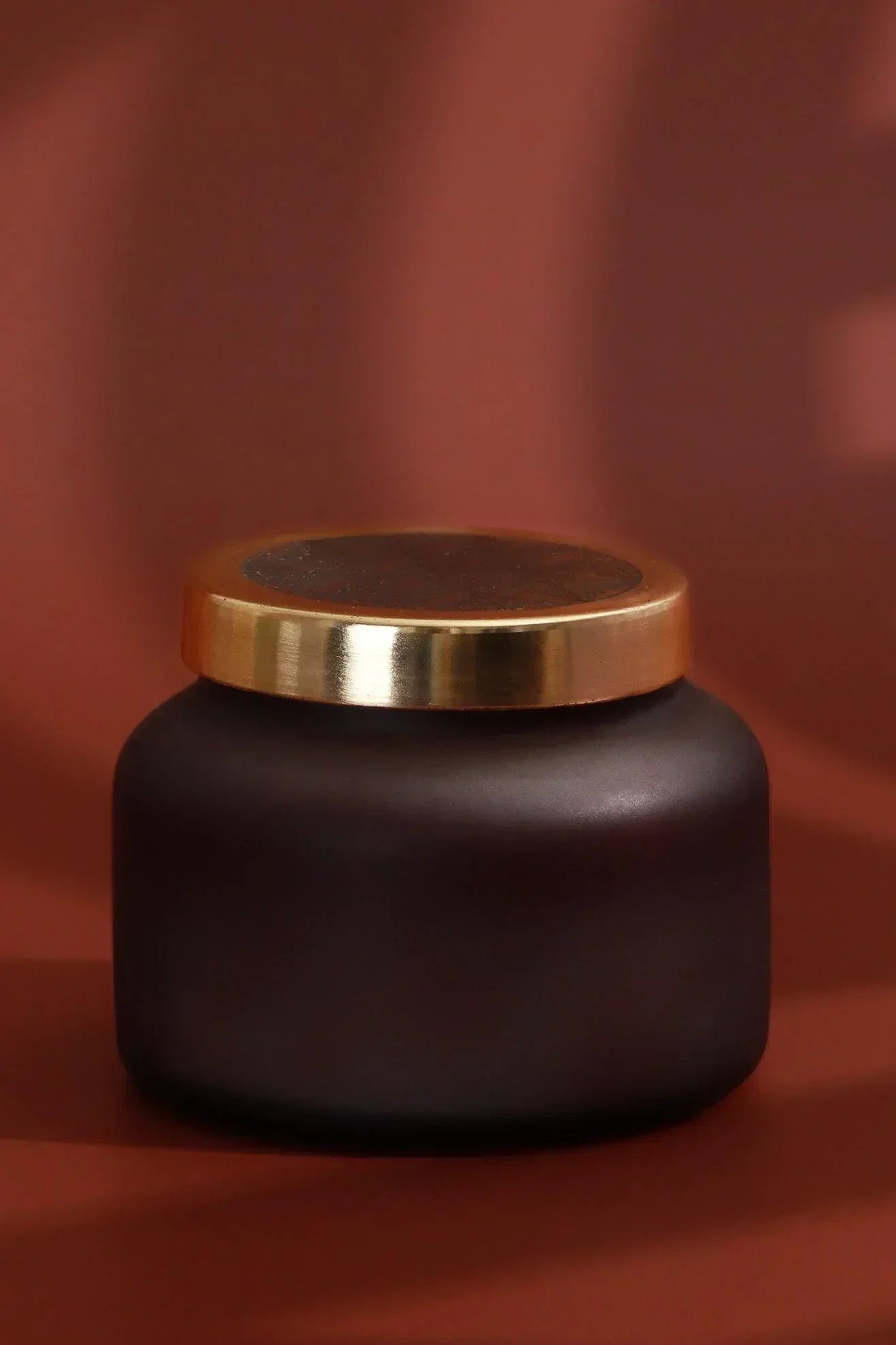 Rasa Nocturne Musk Scented Candle in Frosted Black Glass - G Decor