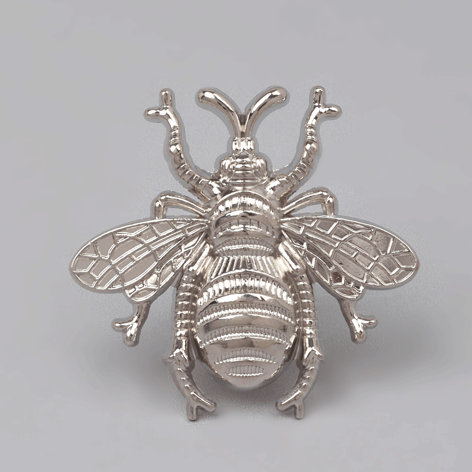 Rose Gold Queen Bee Handle And Silver Honeybee Knob - G Decor