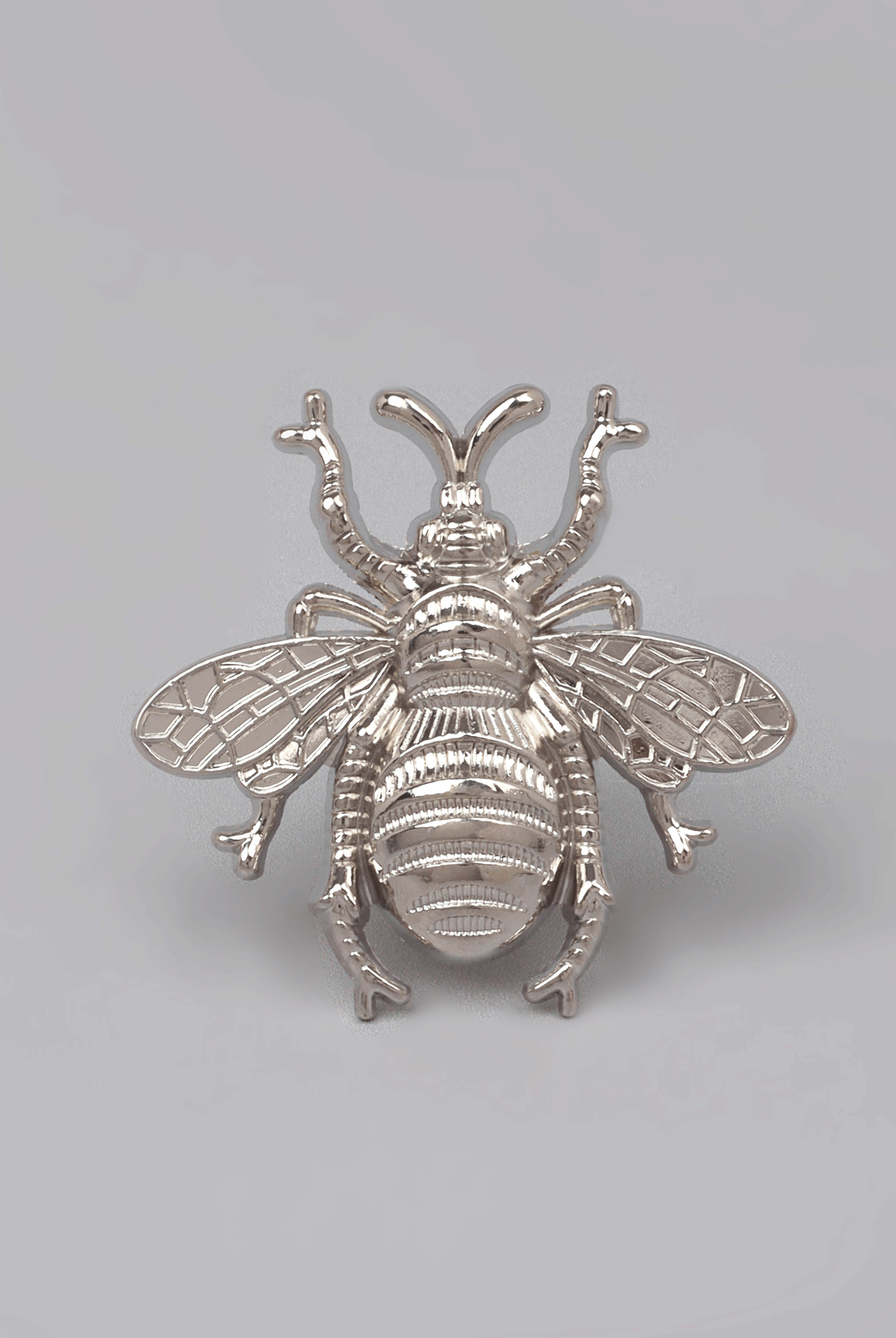 Rose Gold Queen Bee Handle And Silver Honeybee Knob - G Decor