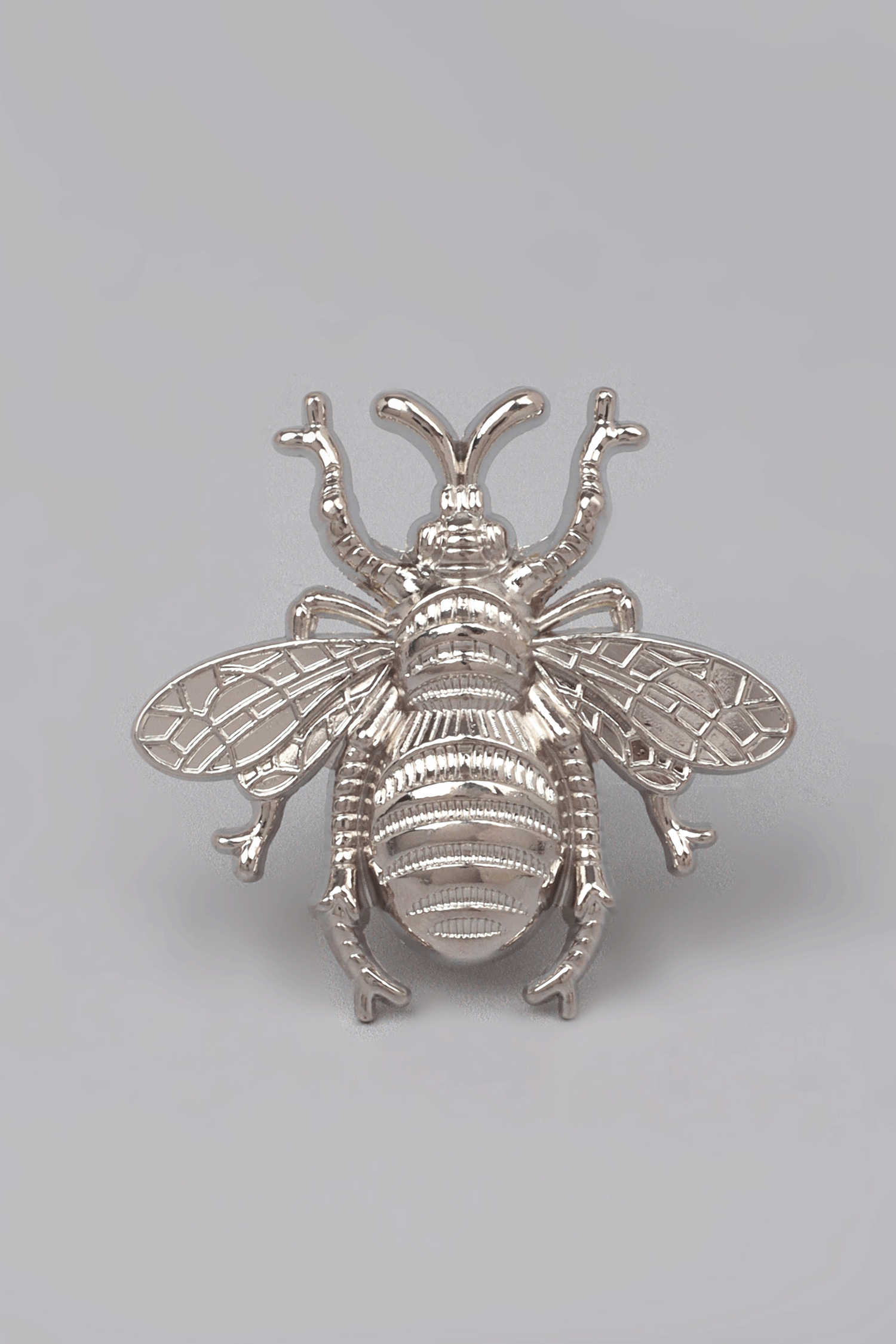 Rose Gold Queen Bee Handle And Silver Honeybee Knob - G Decor