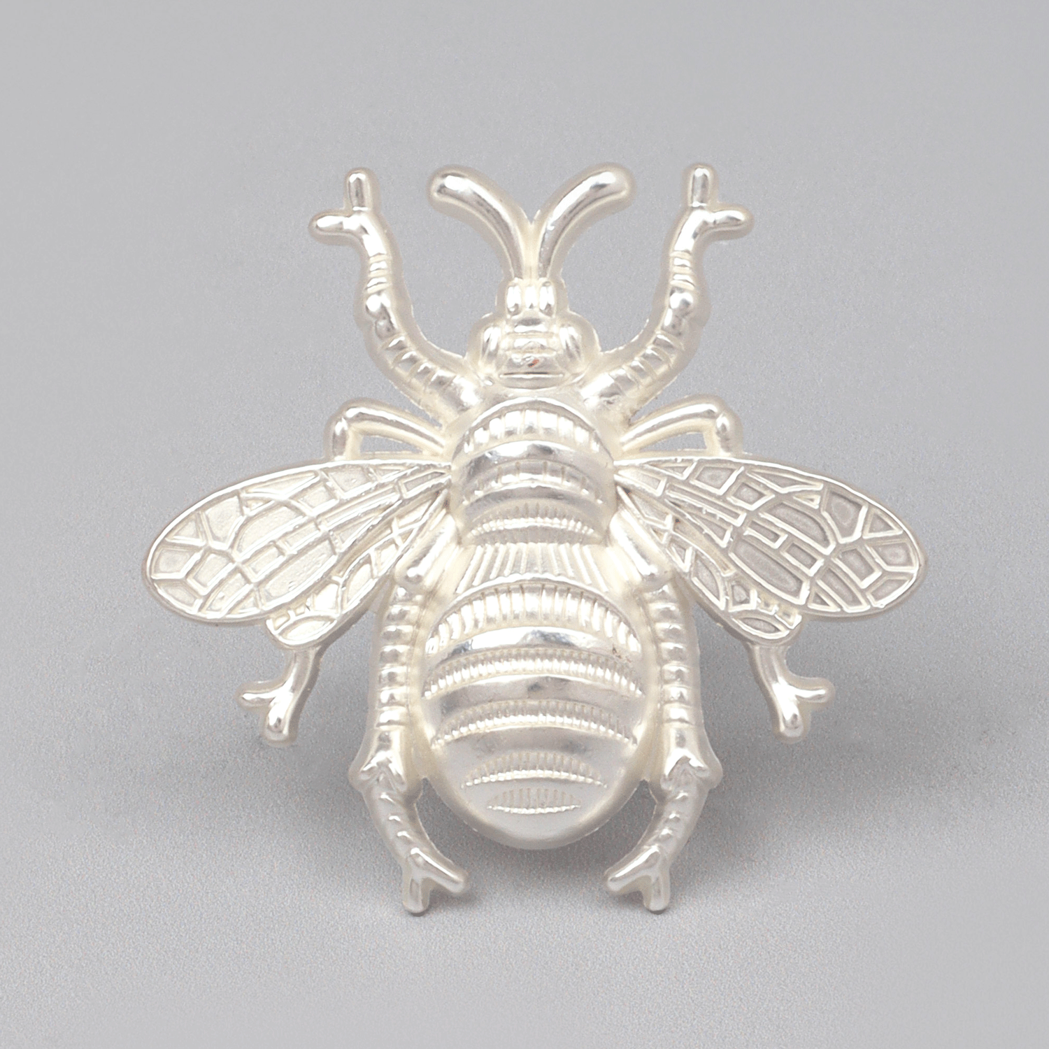 Rose Gold Queen Bee Handle And Silver Honeybee Knob - G Decor