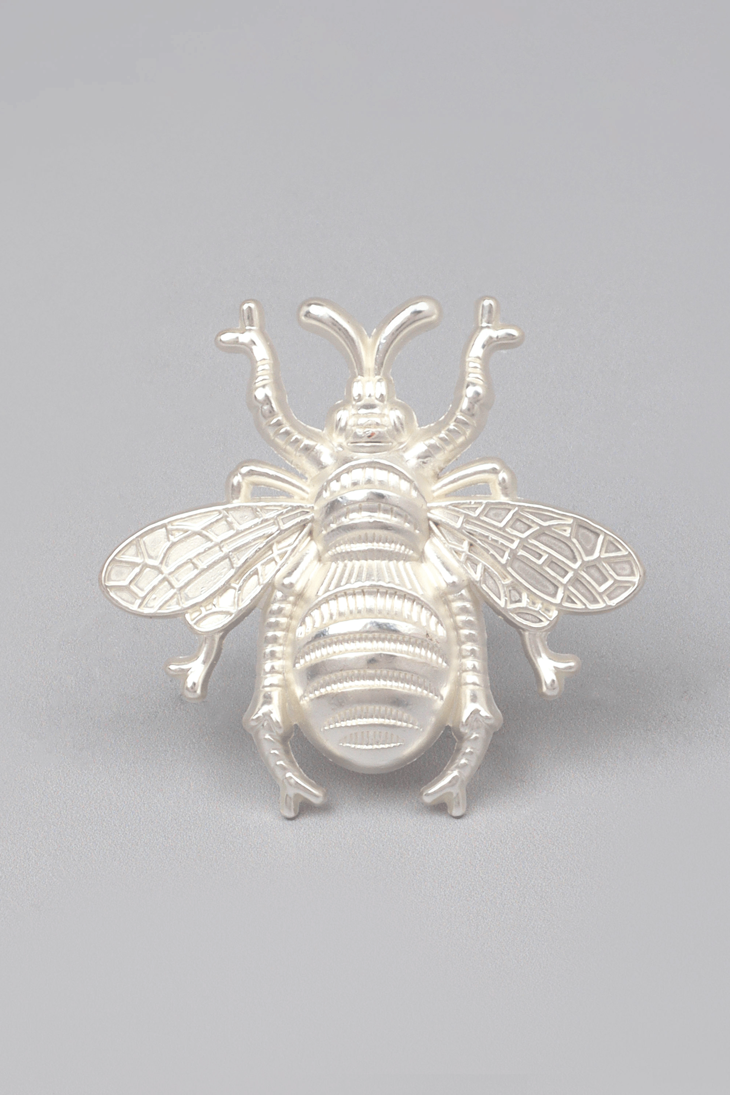 Queen Bee Cabinet Knob in Rose Gold and Silver — lifestyle view, G Decor