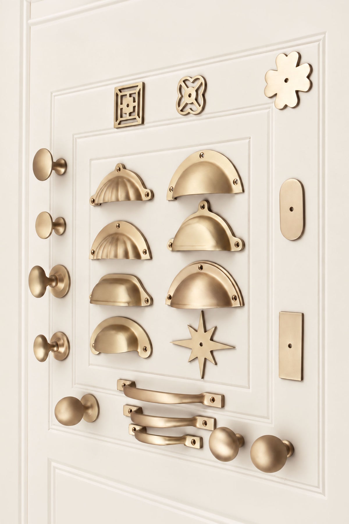 Satin Brass Collection 2 solid brass hardware, second view