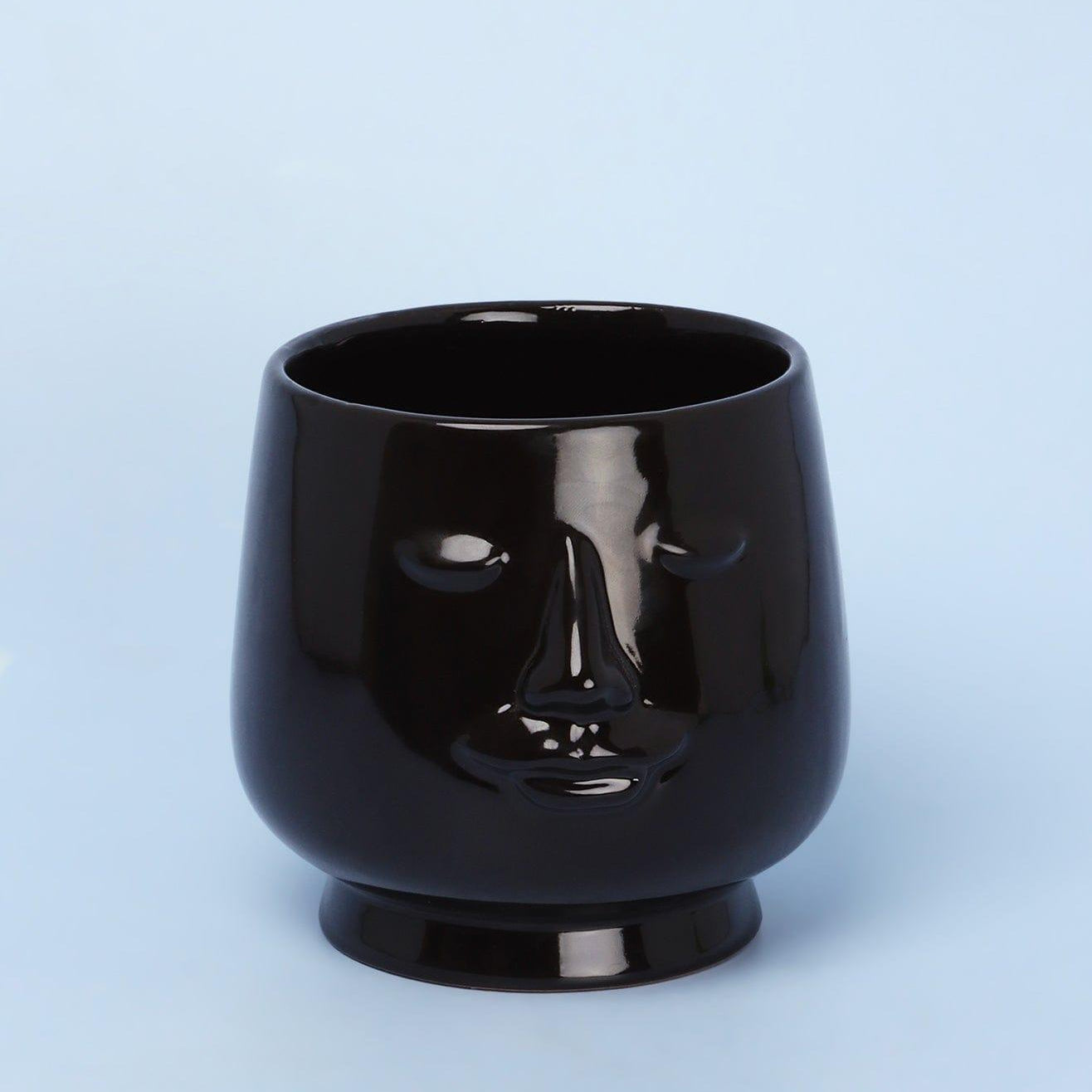 Serene Ceramic Face Planter - G Decor