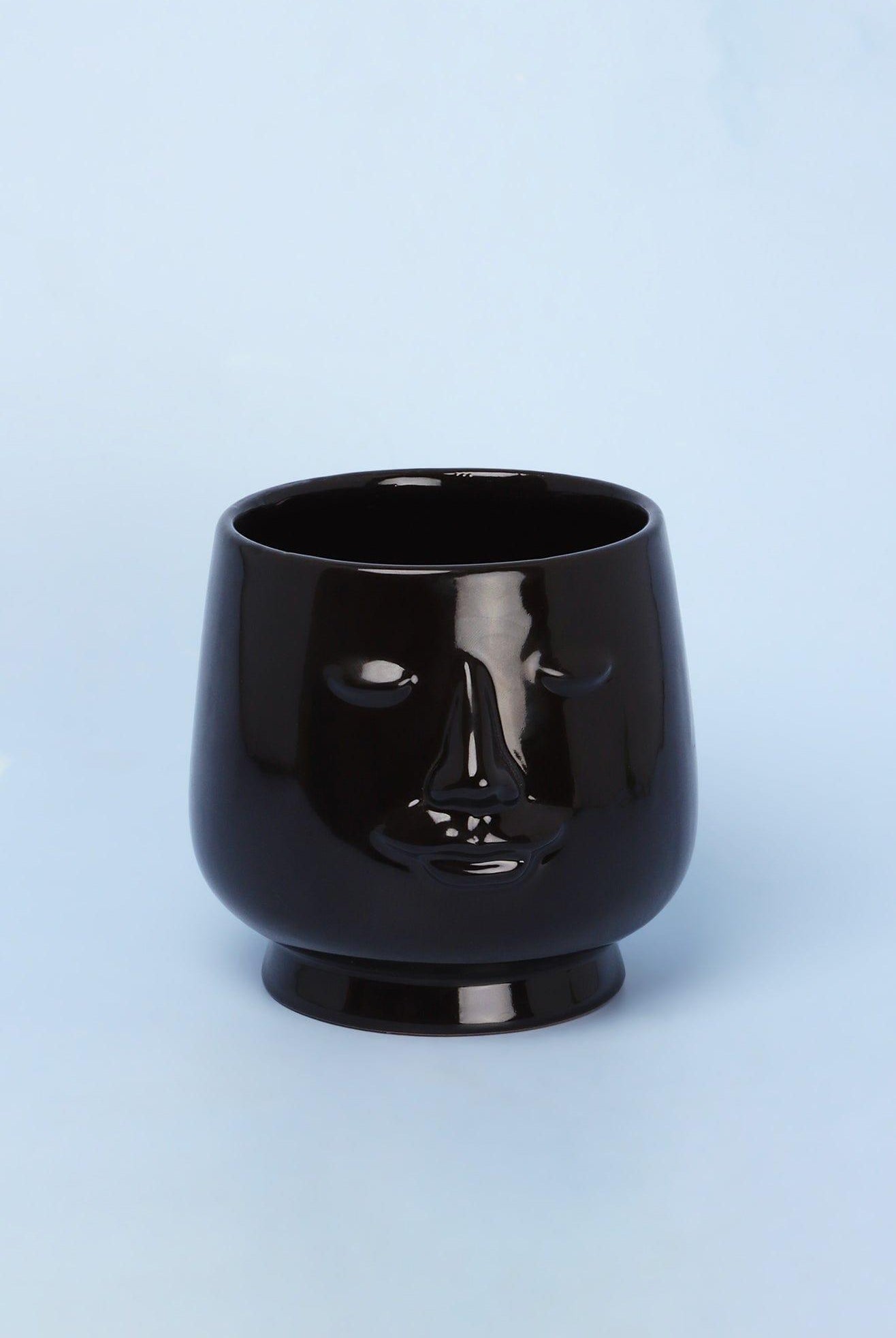 Serene Ceramic Face Planter - G Decor