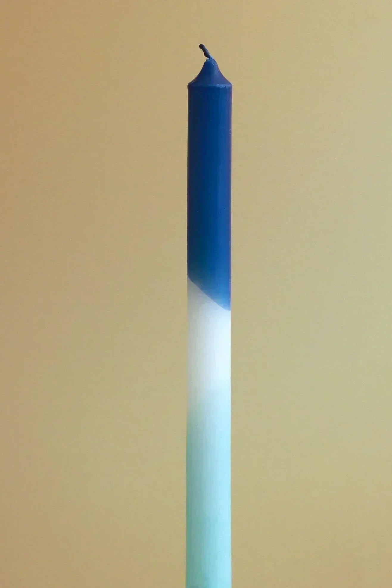 GlowTone Sapphire Light Ombre Taper Candles Pair — lifestyle view, G Decor